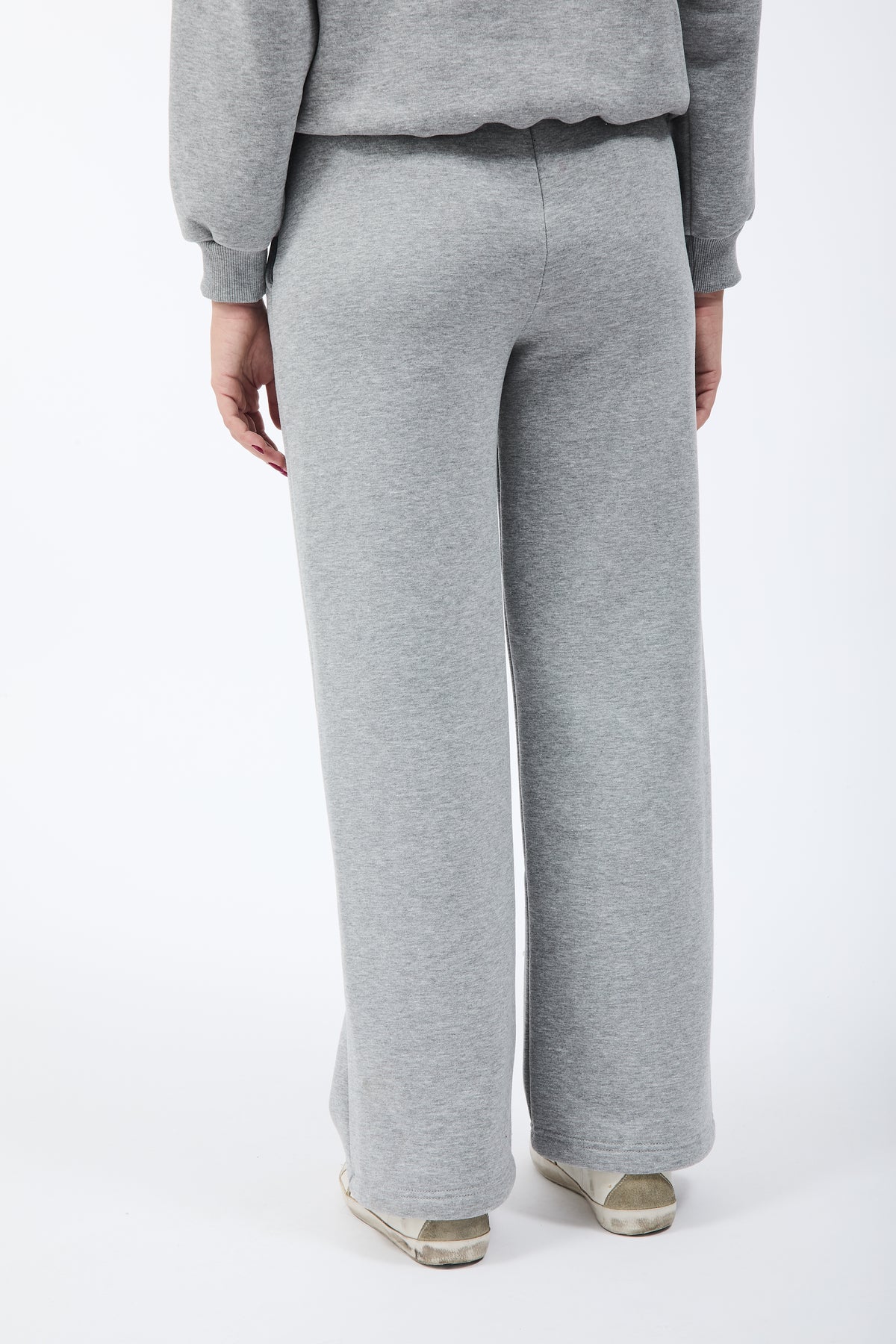 Pantalone Berna Felpa Palazzo Grigio