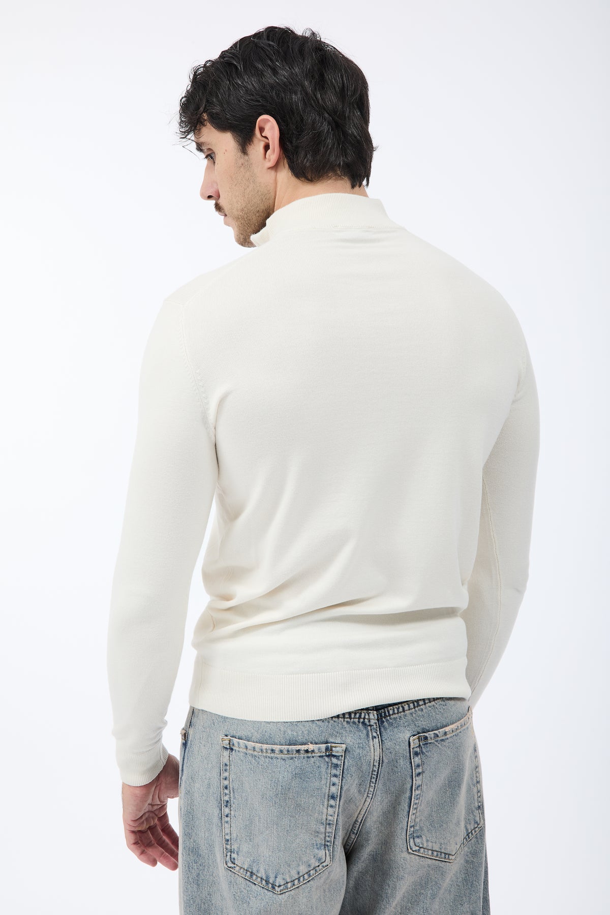 Lupetto Over-d Zip Panna M25
