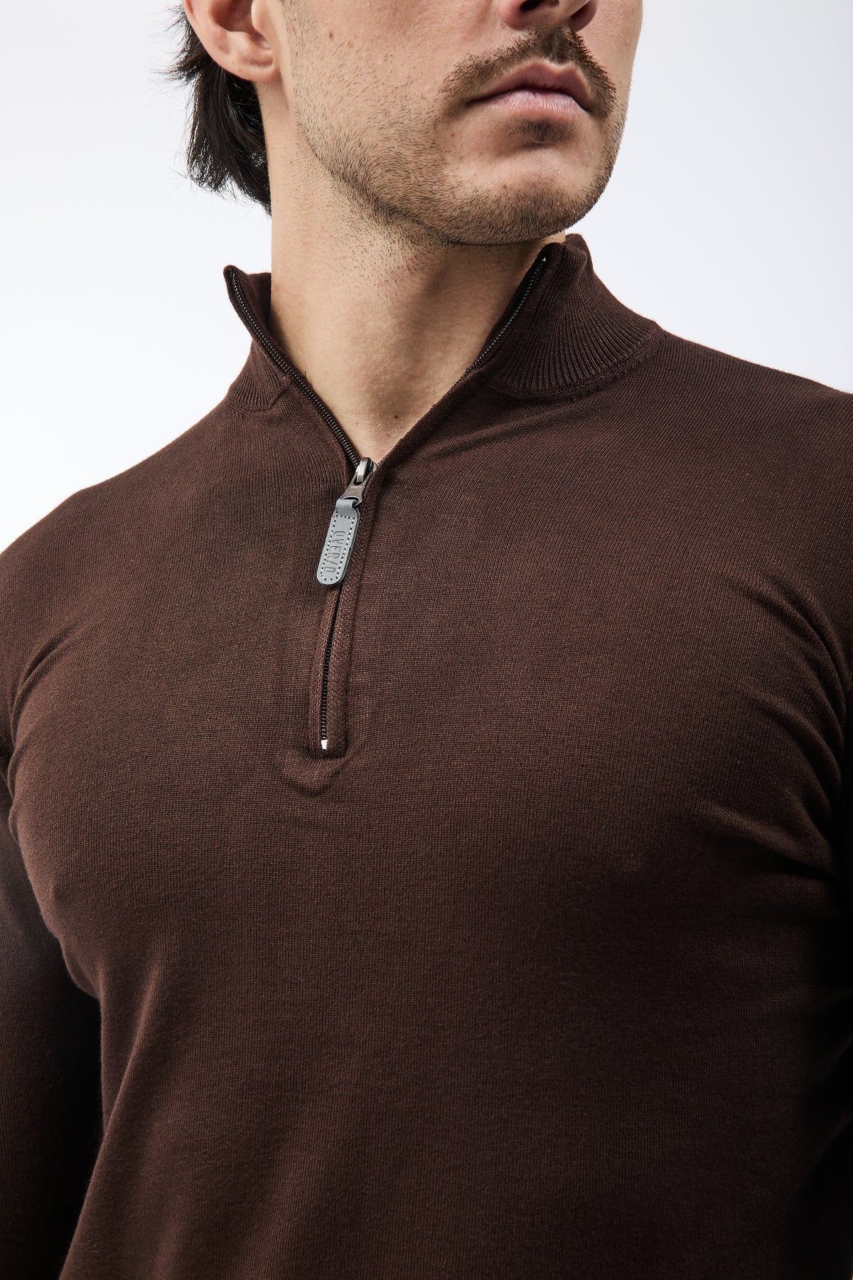Lupetto Over-d Zip Moro M25