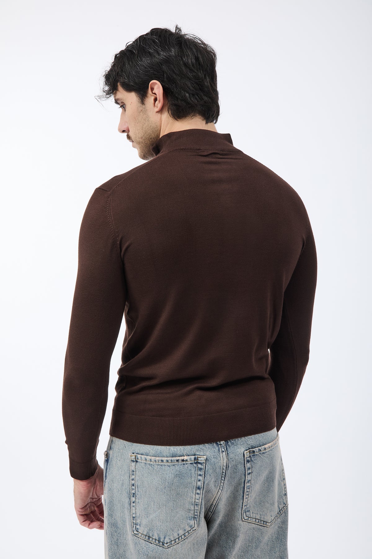 Lupetto Over-d Zip Moro M25