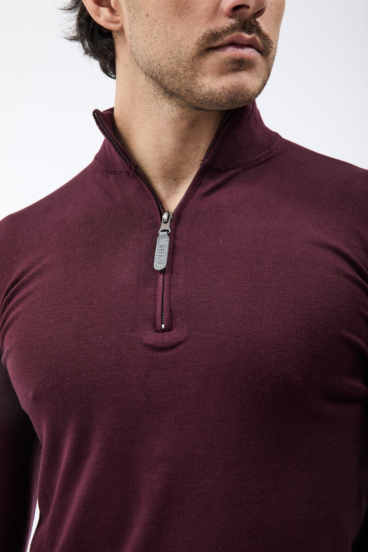 Lupetto Over-d Zip Vino M25