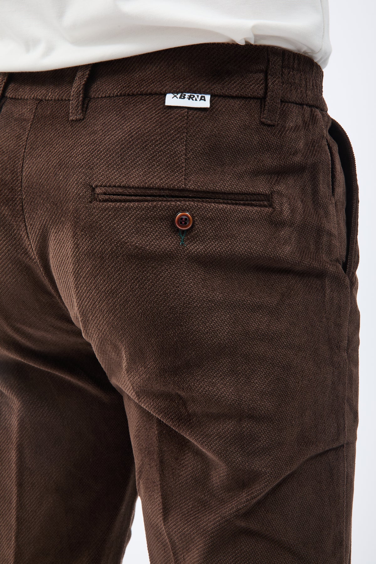 Pantalone Berna Cropped Velluto Moro 503
