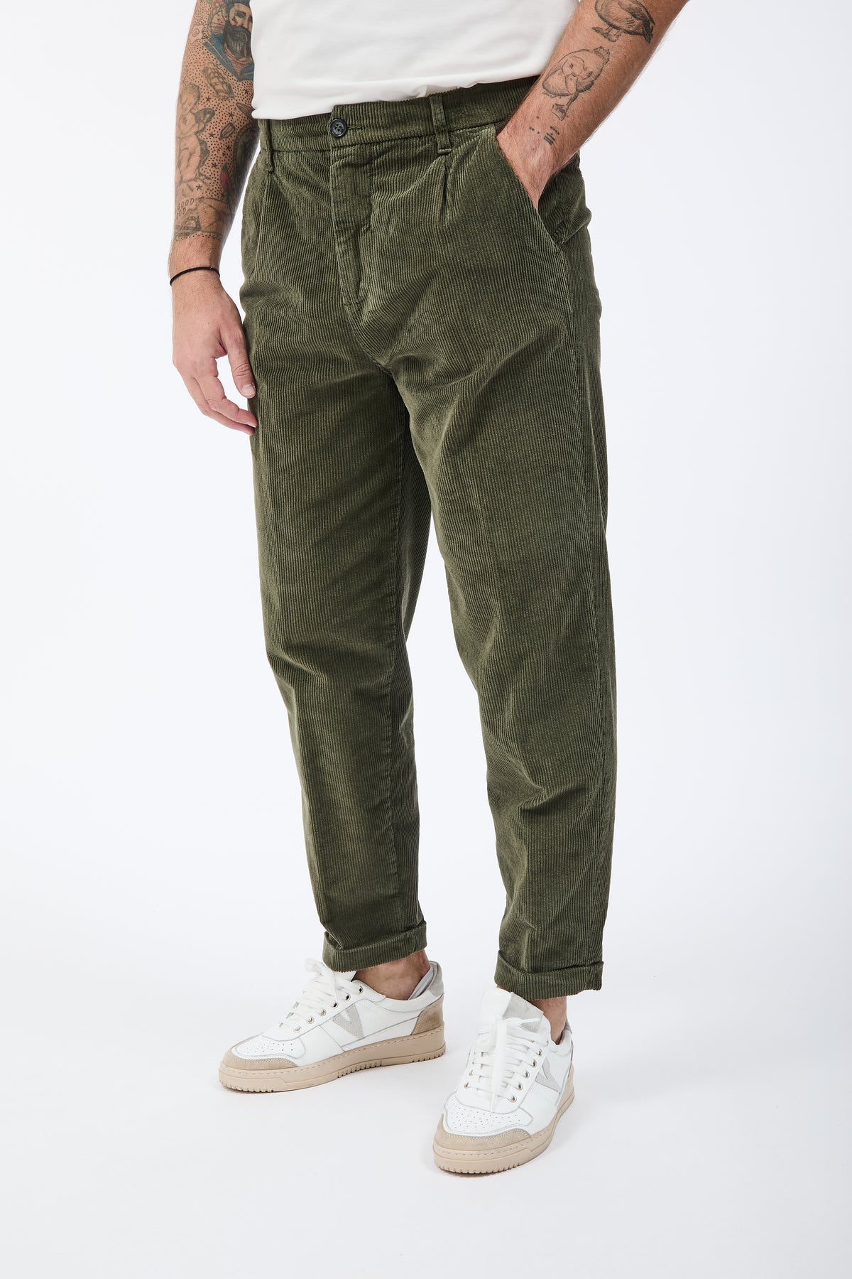 Pantalone Gianni Lupo Velluto Militare 21847