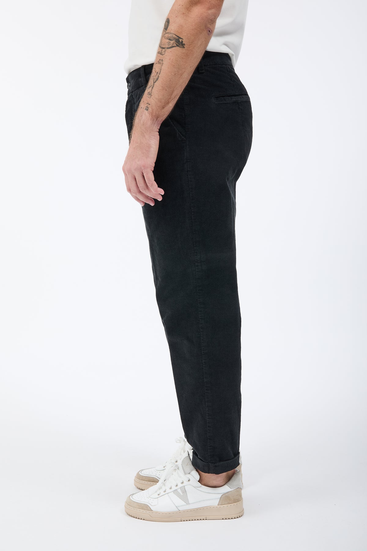 Pantalone Gianni Lupo Velluto Nero 21847
