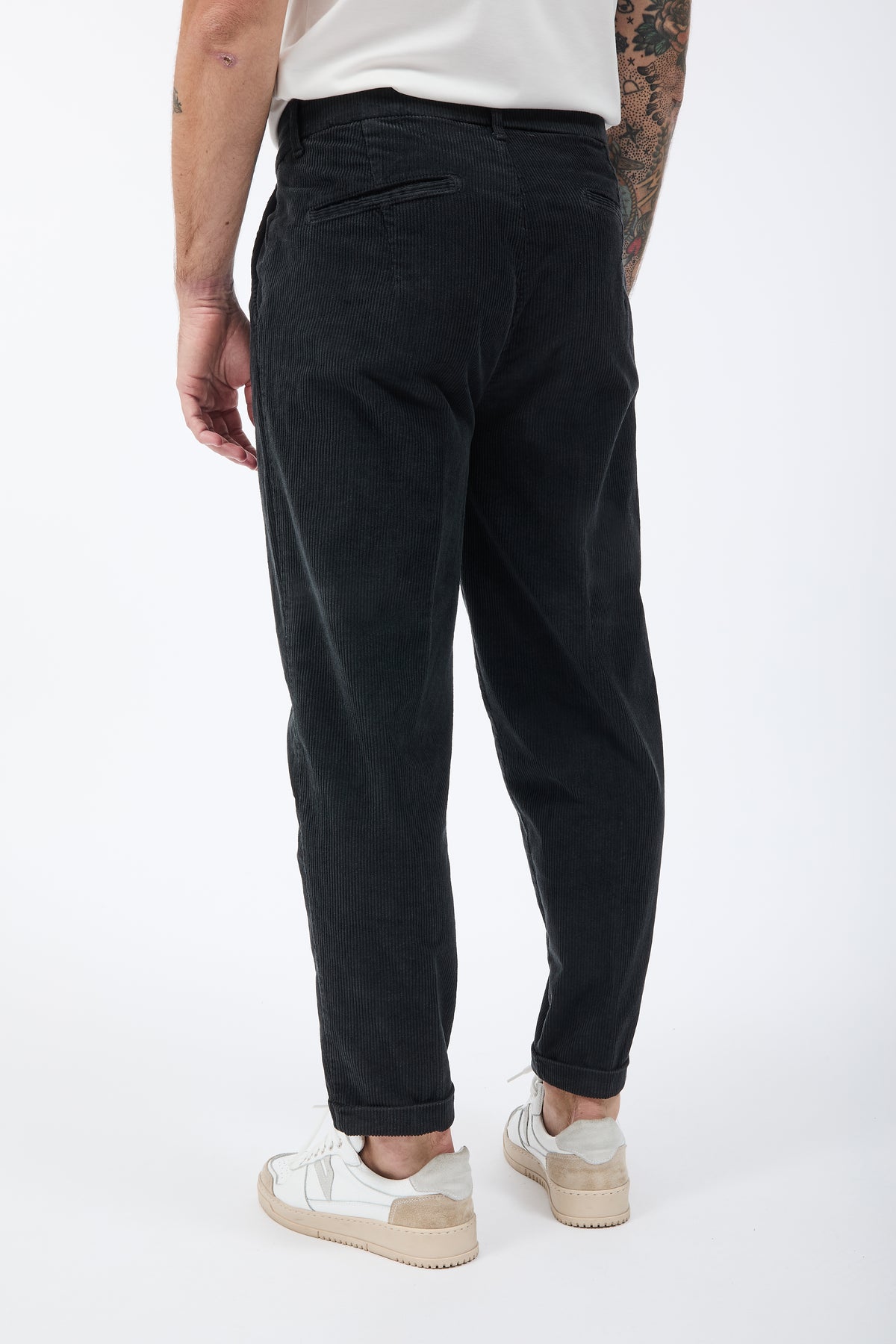 Pantalone Gianni Lupo Velluto Nero 21847