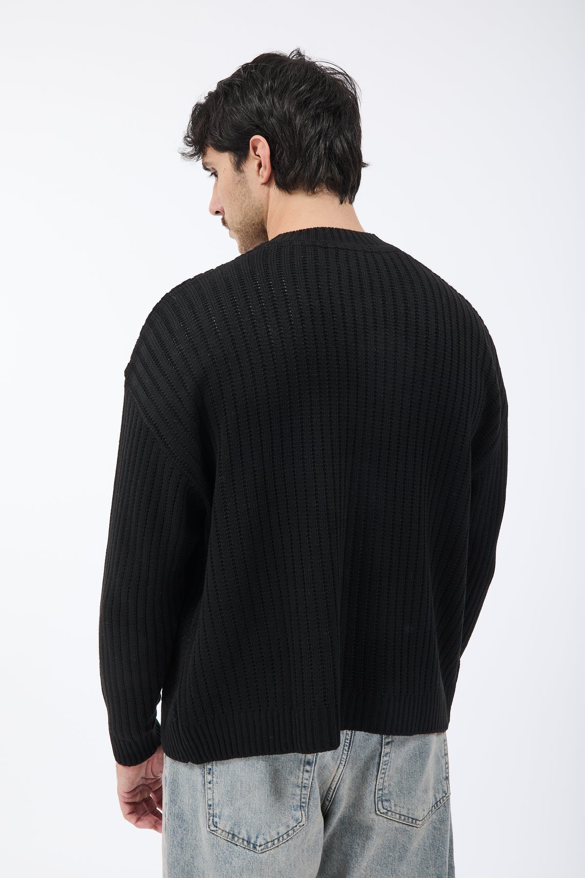 Cardigan NJB Sciallato Nero 620