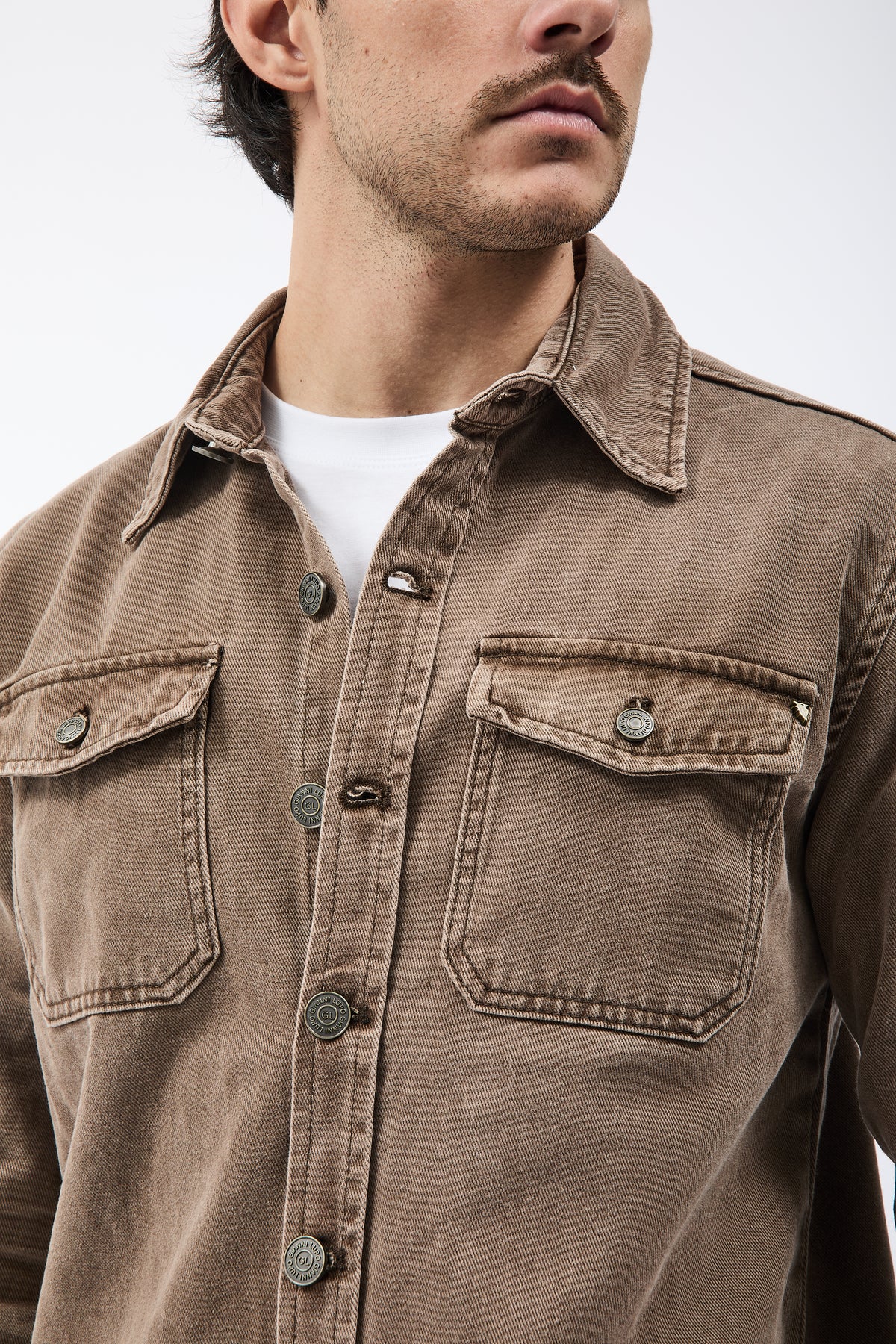 Camicia Gianni Lupo Jeans Caffè 2555