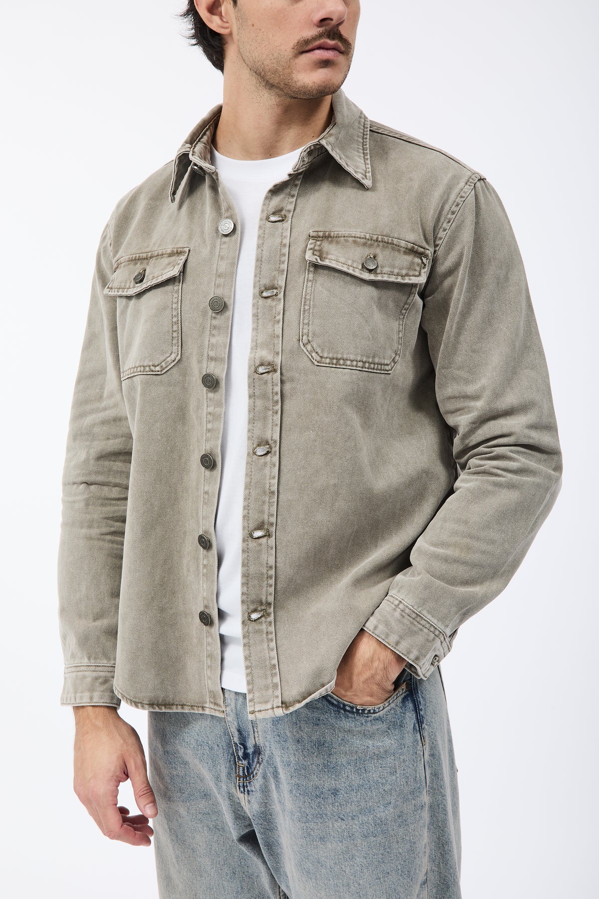 Camicia Gianni Lupo Jeans Militare 2555