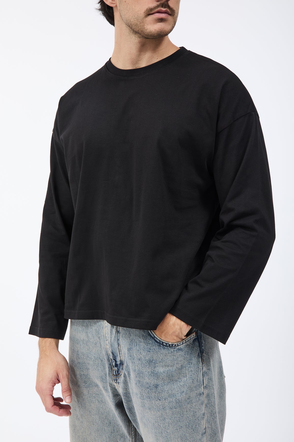 T-shirt NJB Long Sleeve Nera