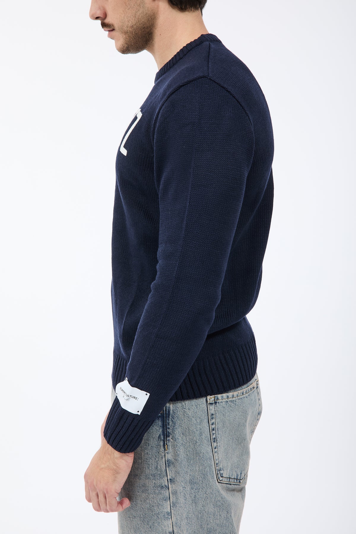 Maglione Superculture AK7019 Blu