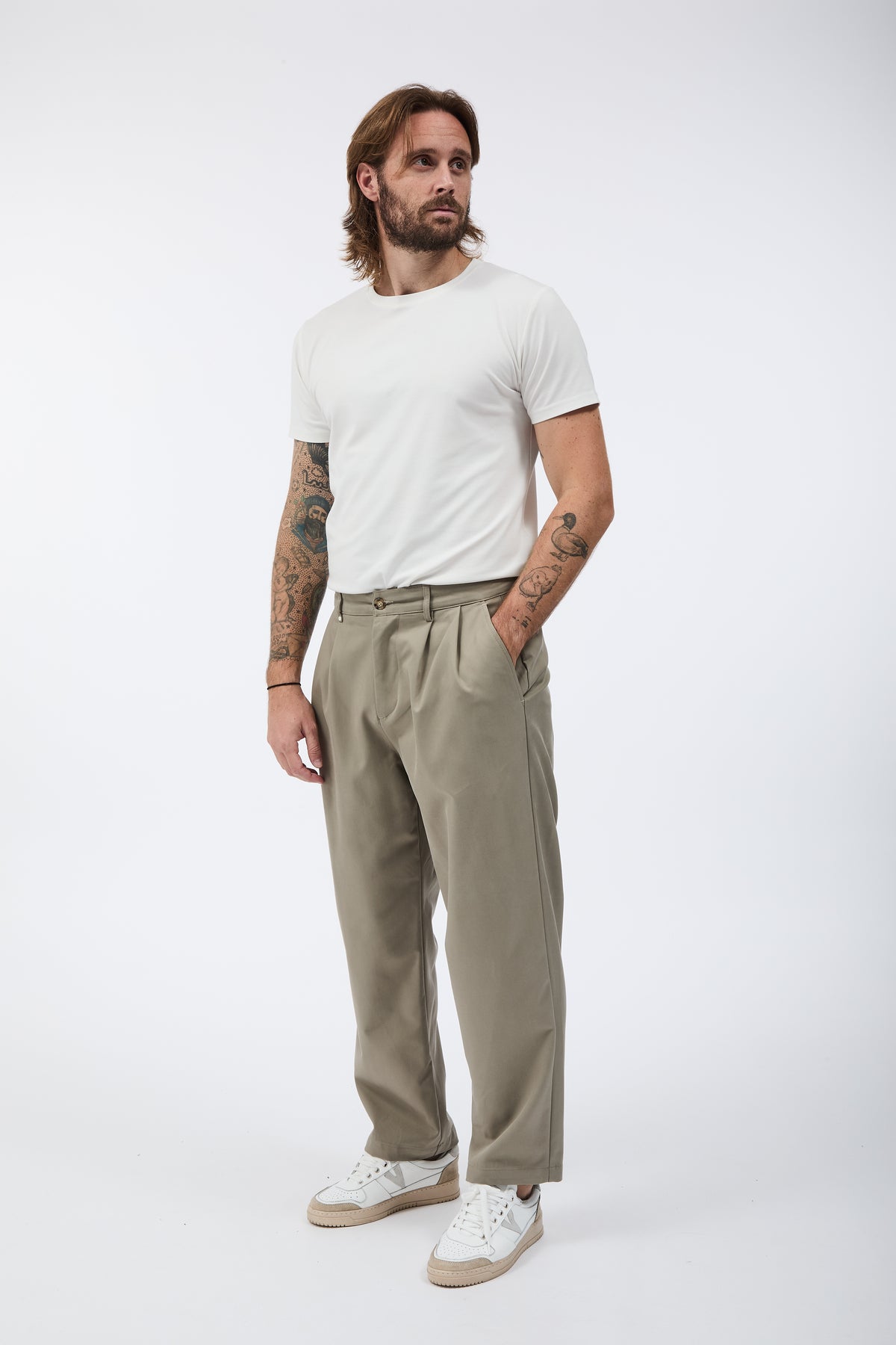 Pantalone Block Eleven Japan Doppia Pence Deserto