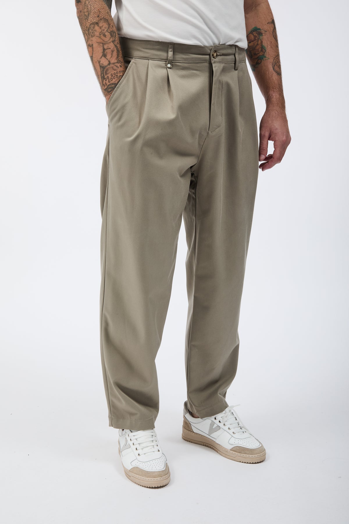 Pantalone Block Eleven Japan Doppia Pence Deserto