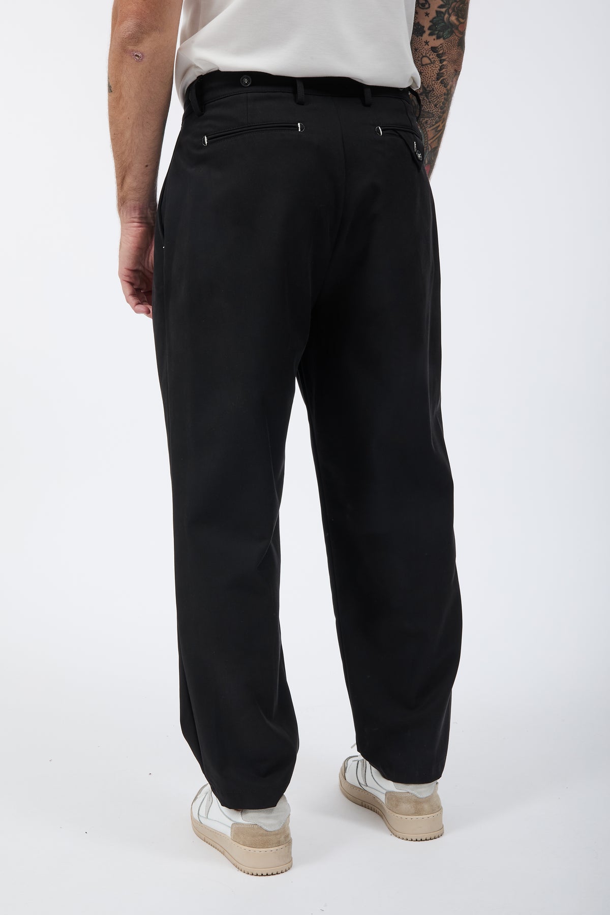 Pantalone Block Eleven Japan Doppia Pence Nero