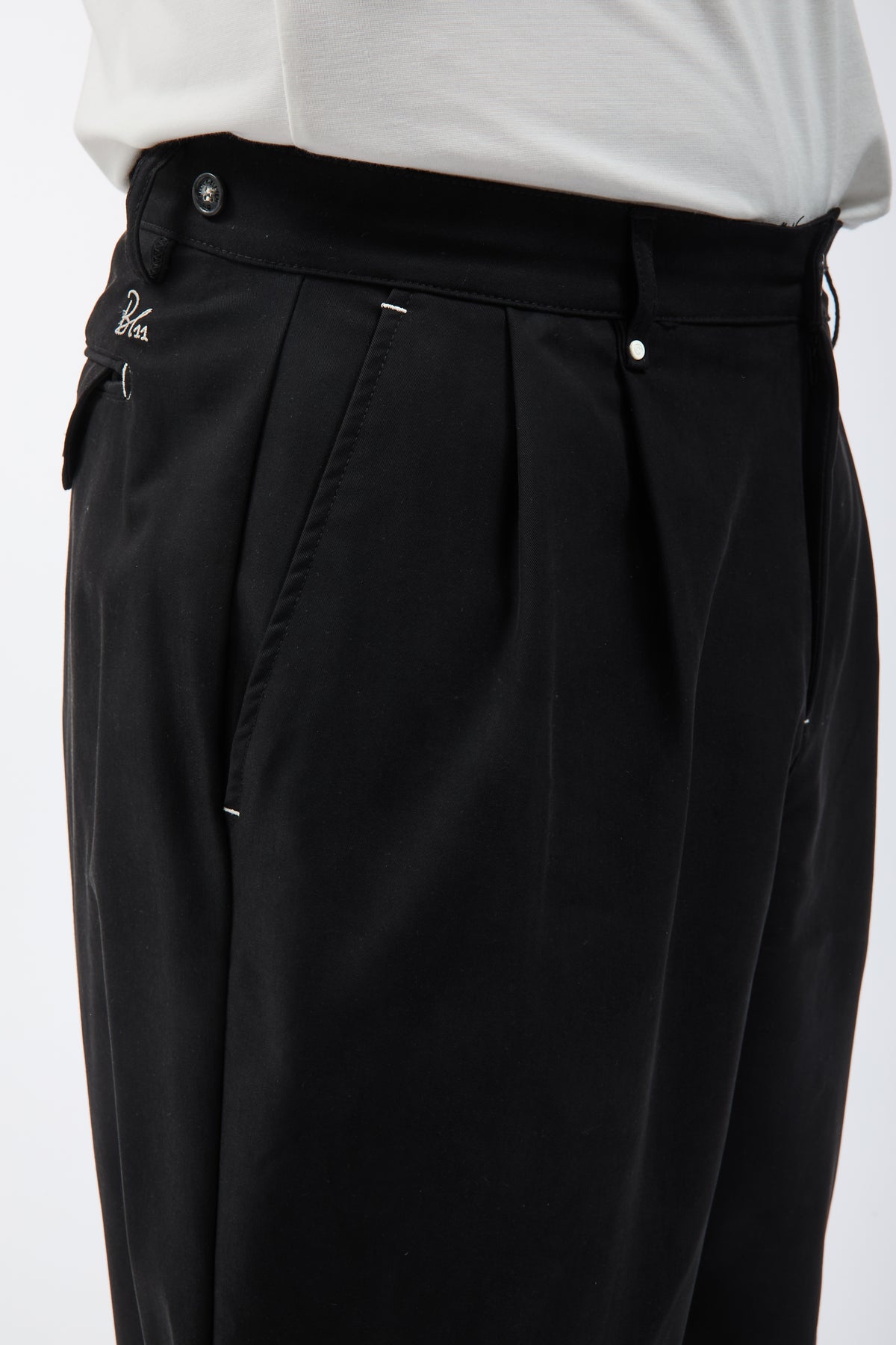 Pantalone Block Eleven Japan Doppia Pence Nero