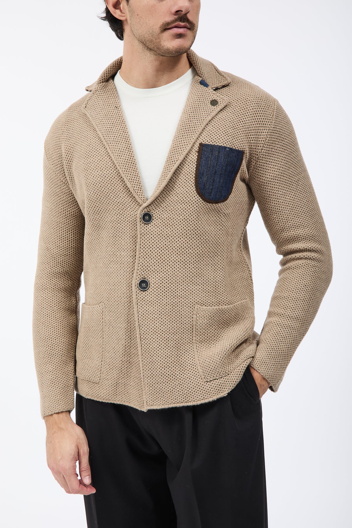 Giacca V2 Occhio di pernice Premium Tortora