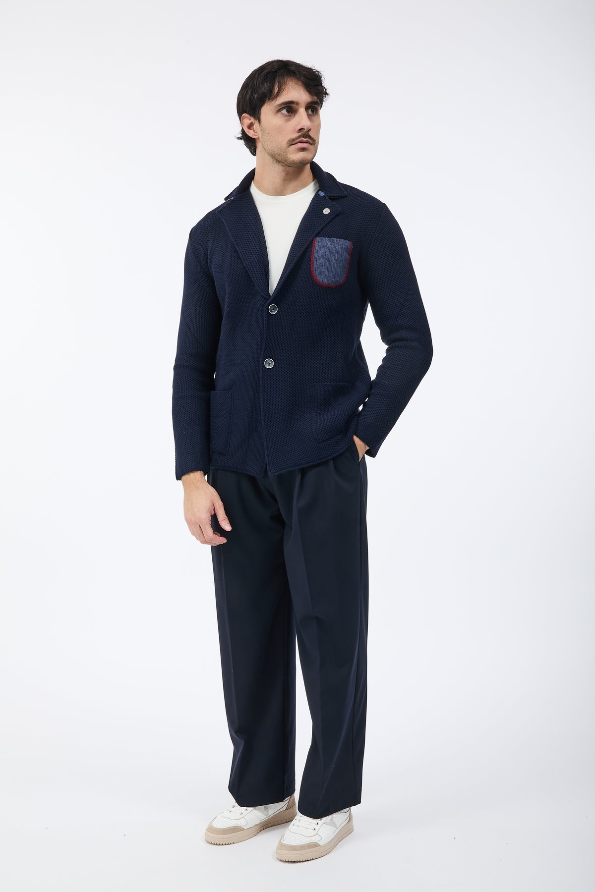 Giacca V2 Occhio di pernice Premium Blu
