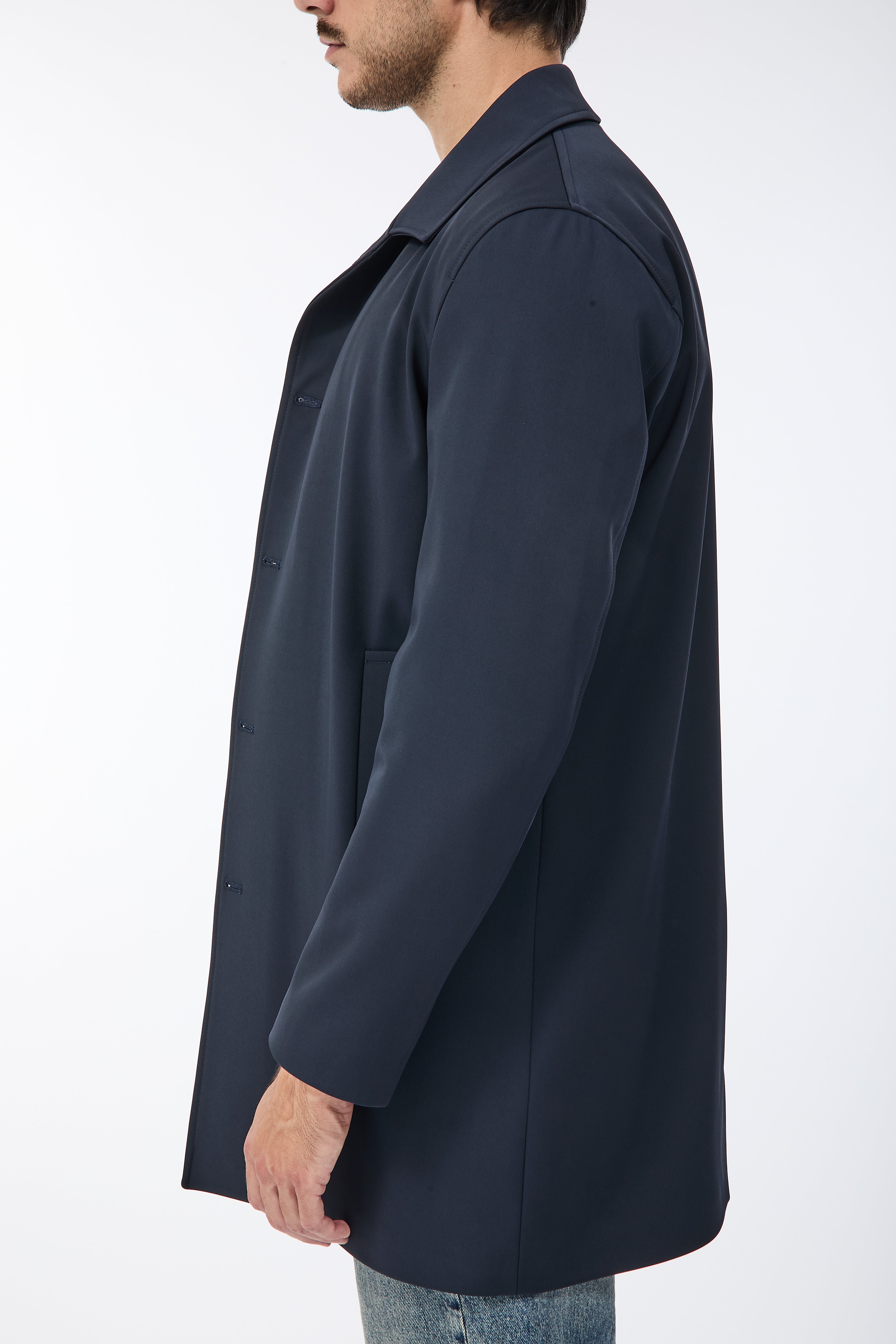 Trench Over-d Blu J13