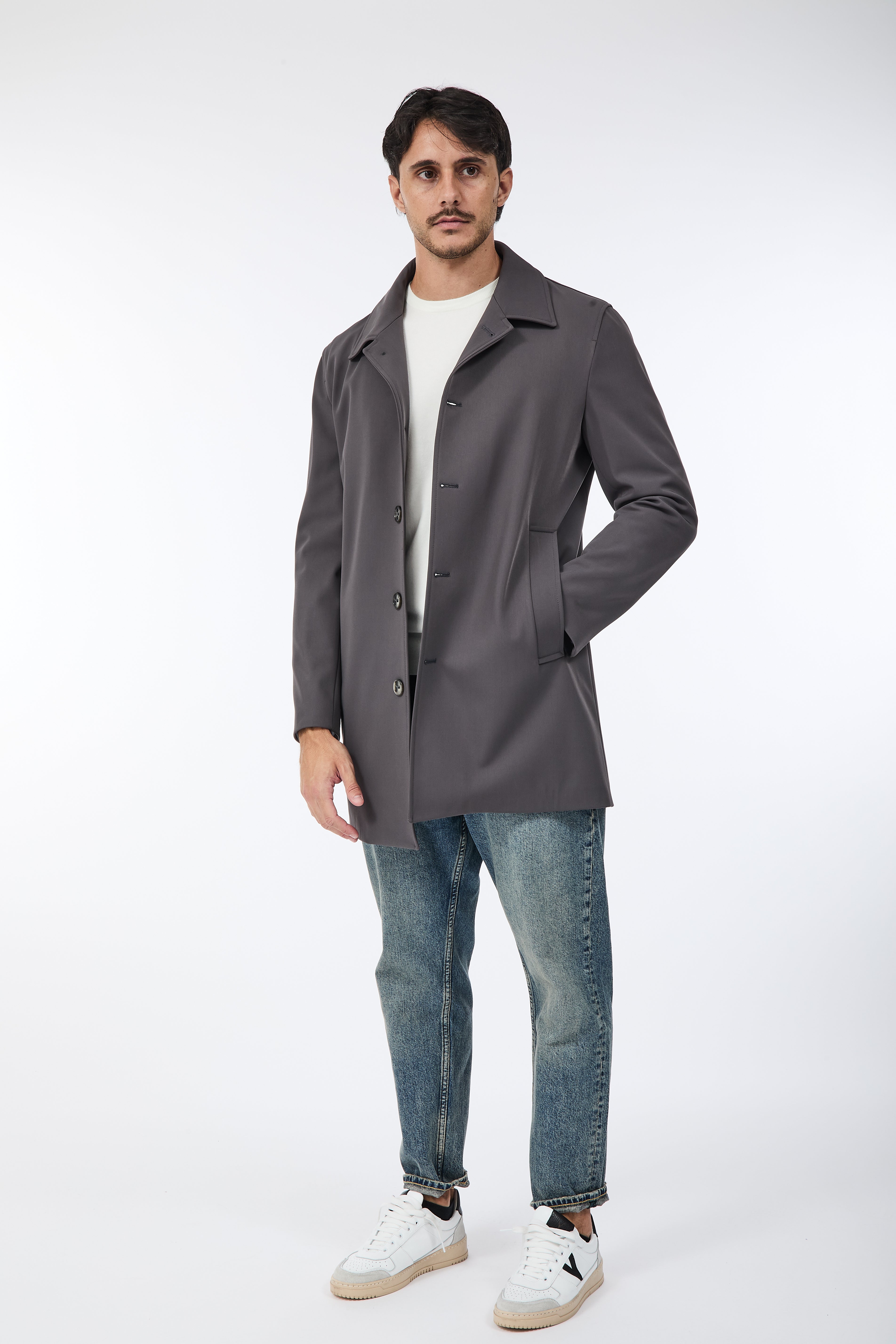 Trench Over-d Piombo J13