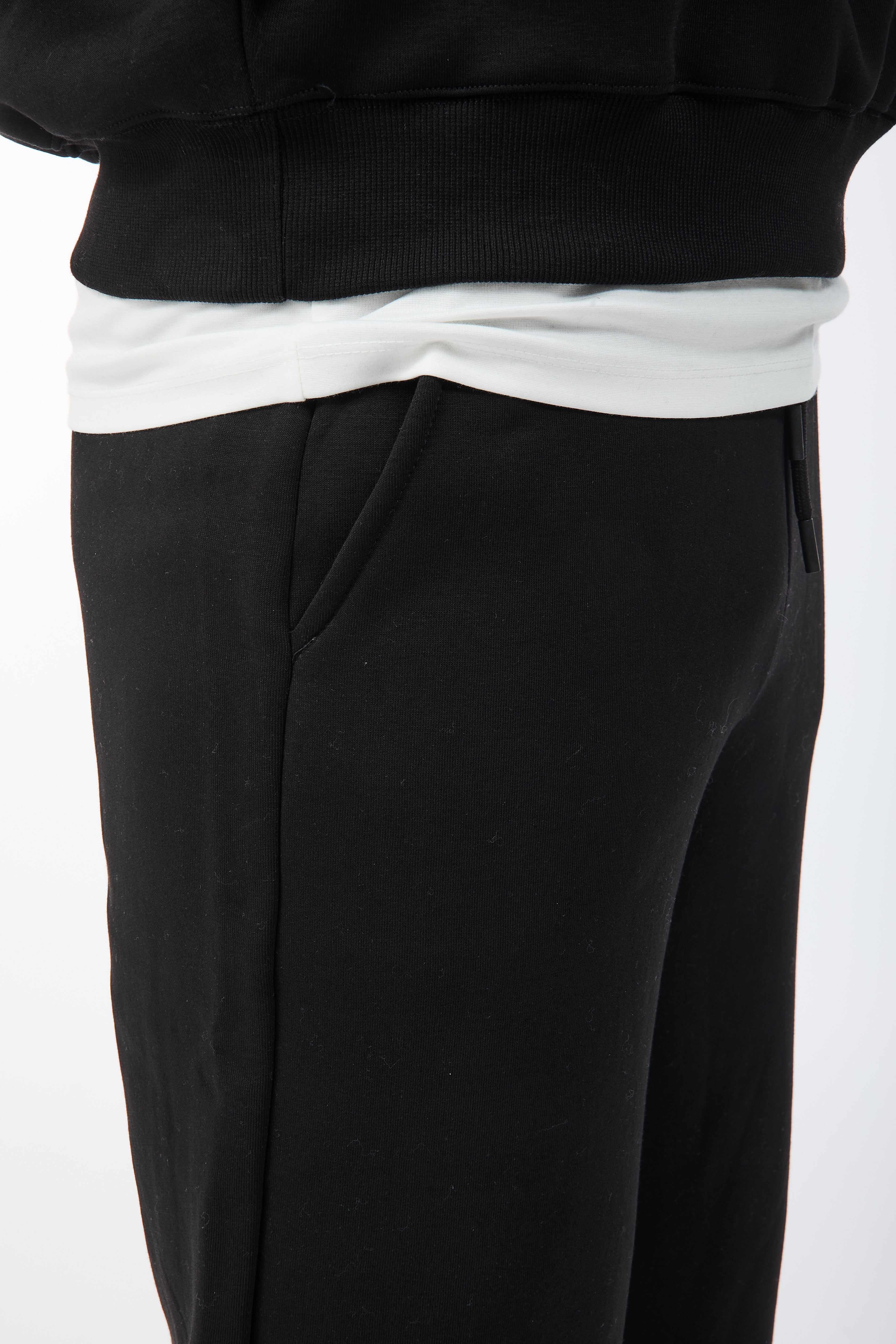 Pantalone Berna Felpa Palazzo Nero