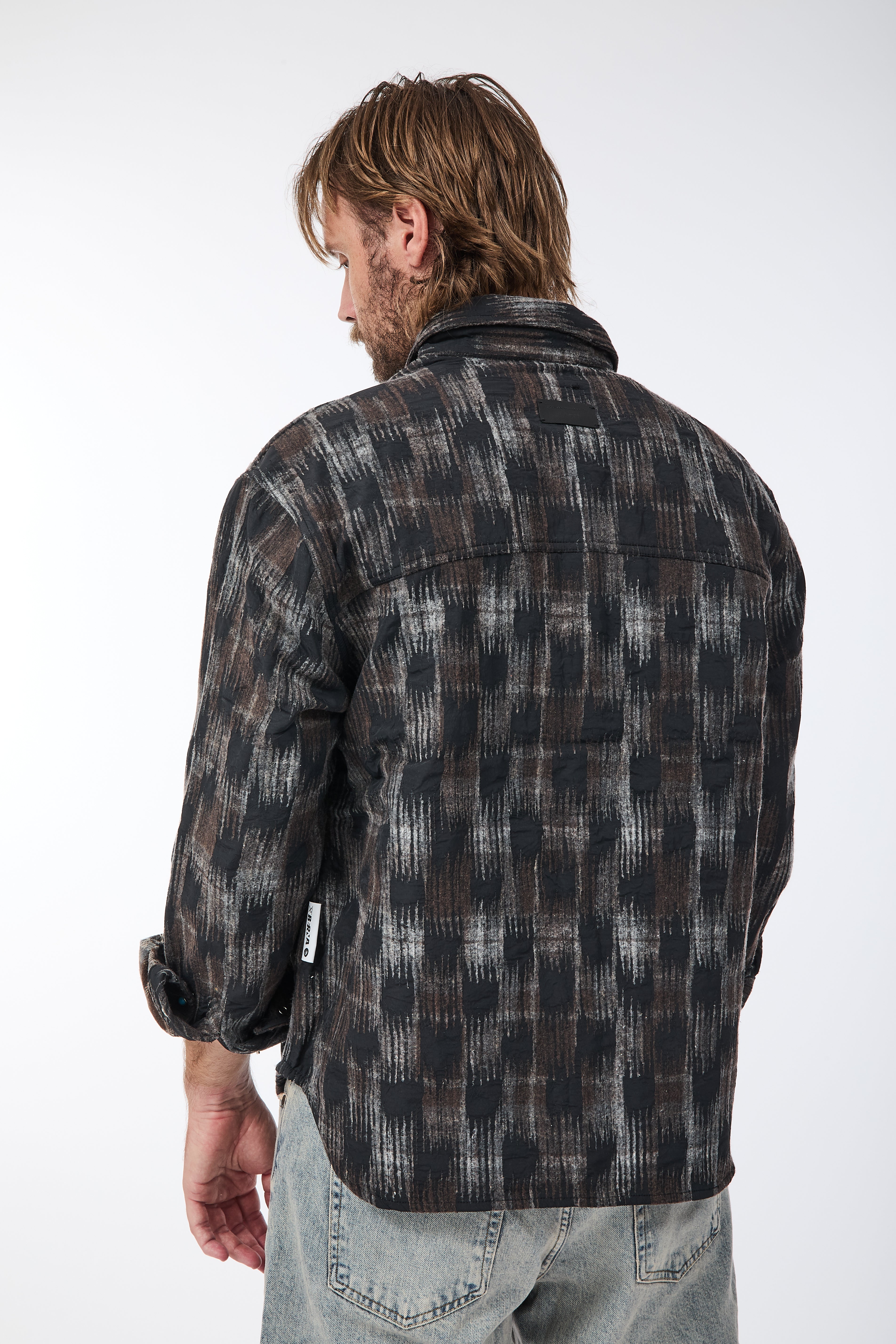 Giacca Berna Quadri Nylon