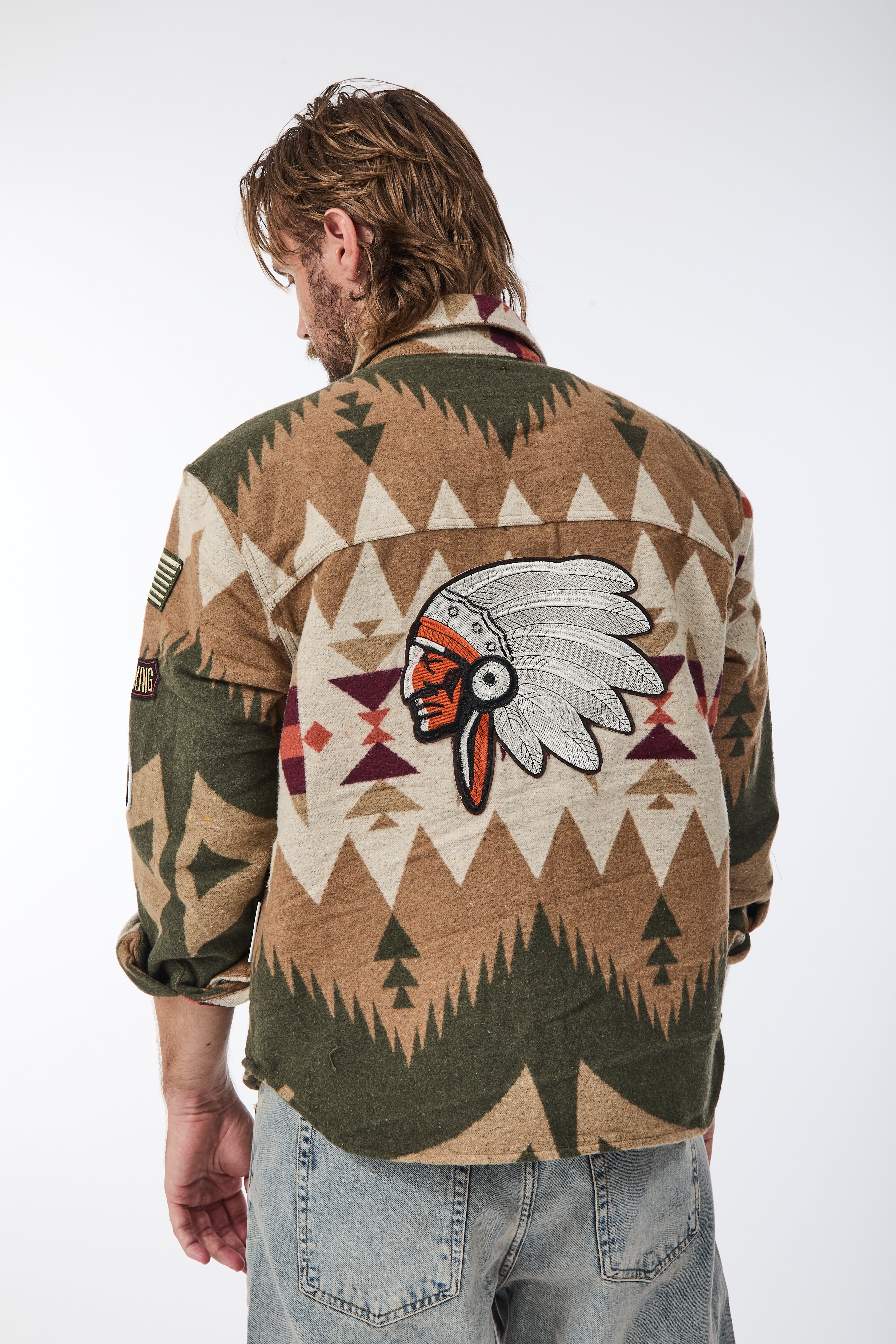 Shirt Berna Boxy Azteco Patch