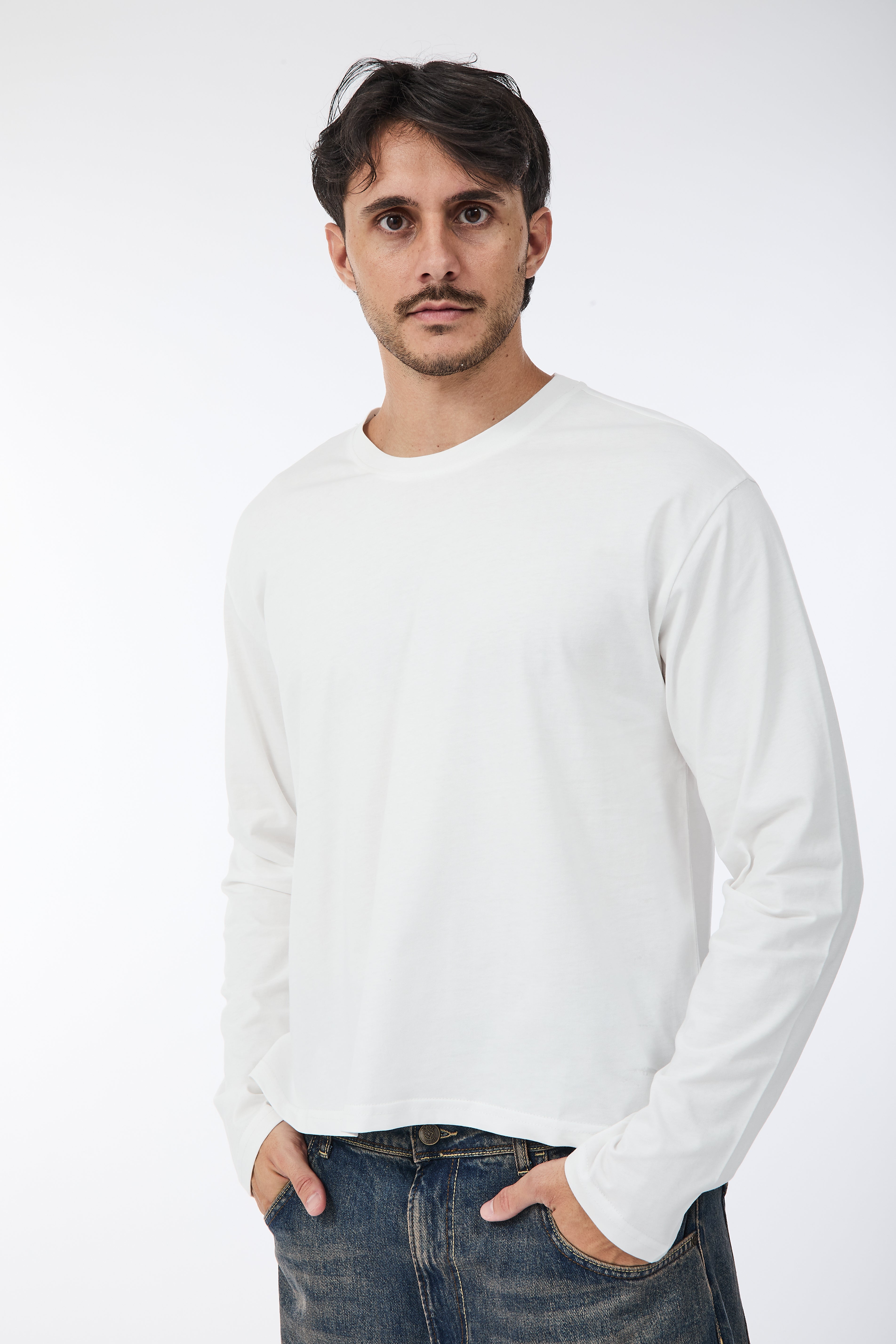 Maglia Why Not Manica Lunga ML81 Bianca
