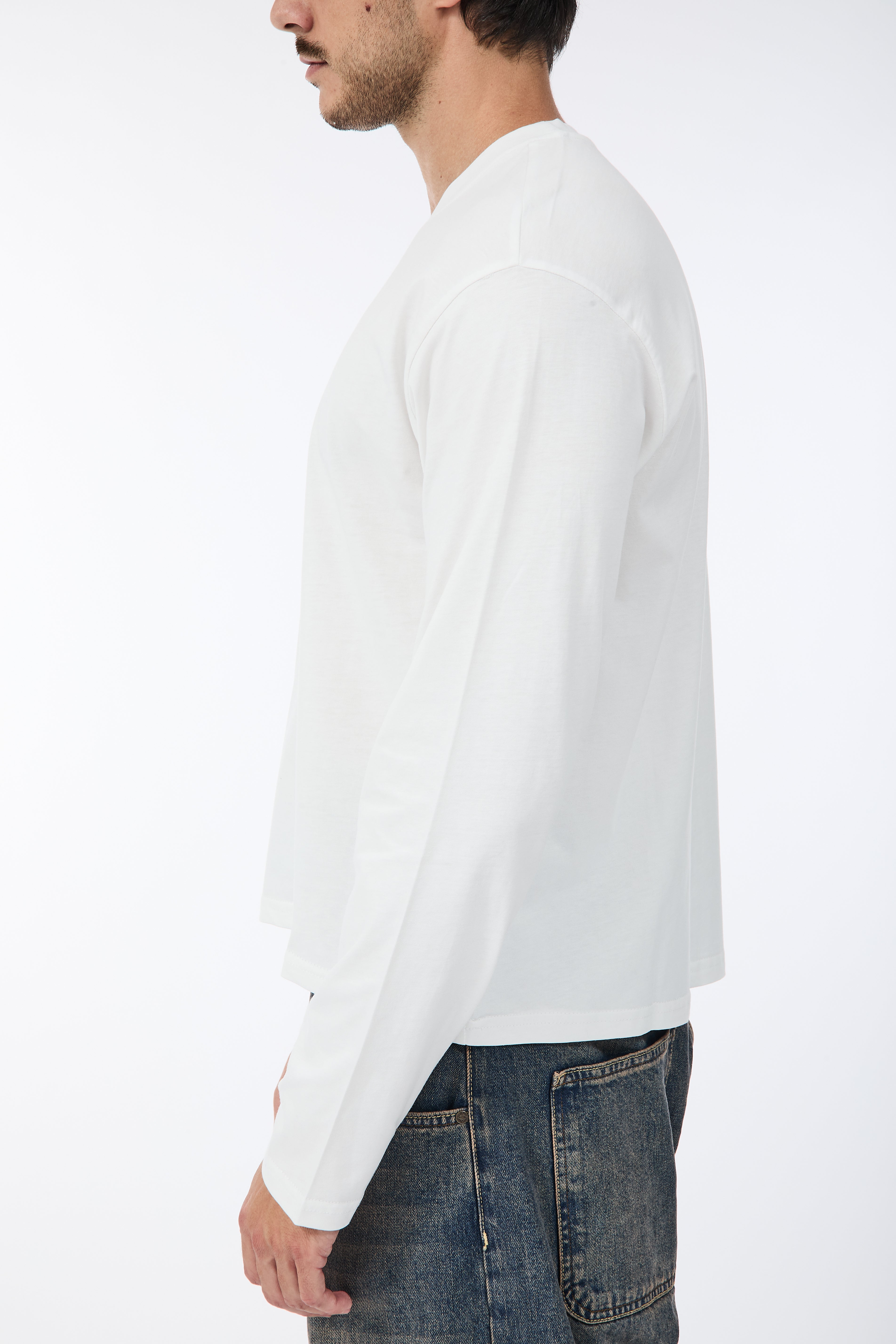 Maglia Why Not Manica Lunga ML81 Bianca