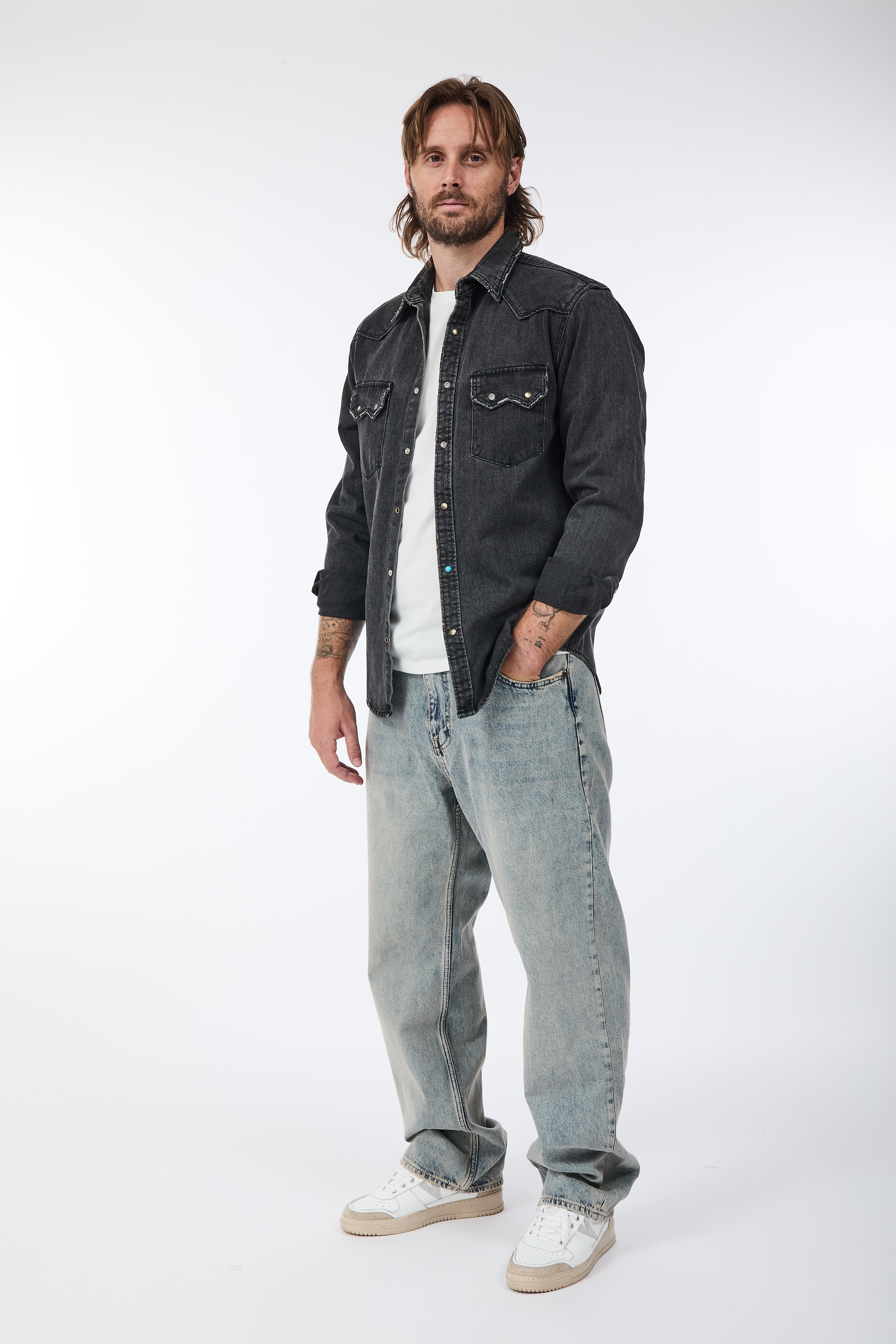Giacca Berna Denim Grigia