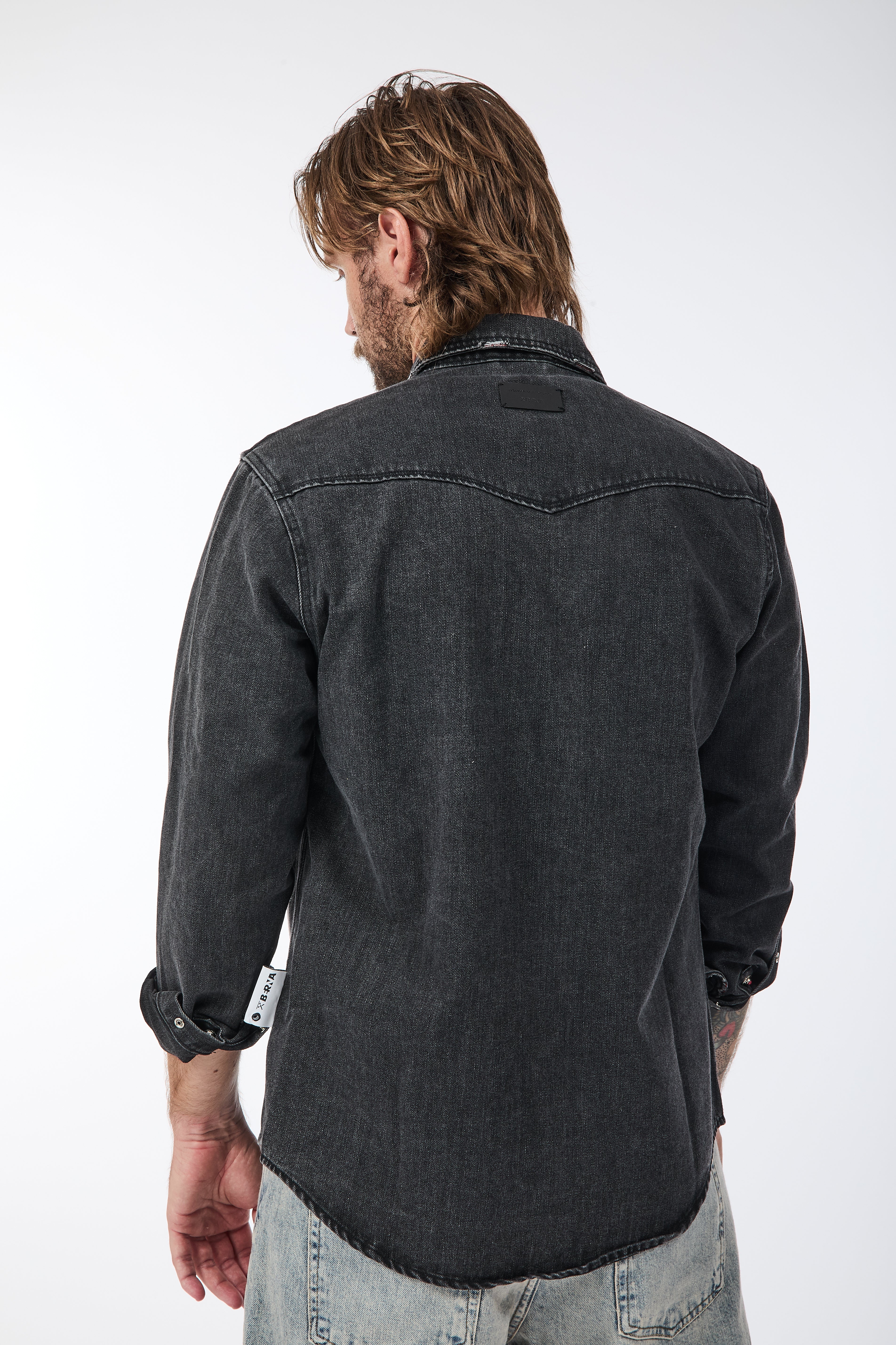 Giacca Berna Denim Grigia