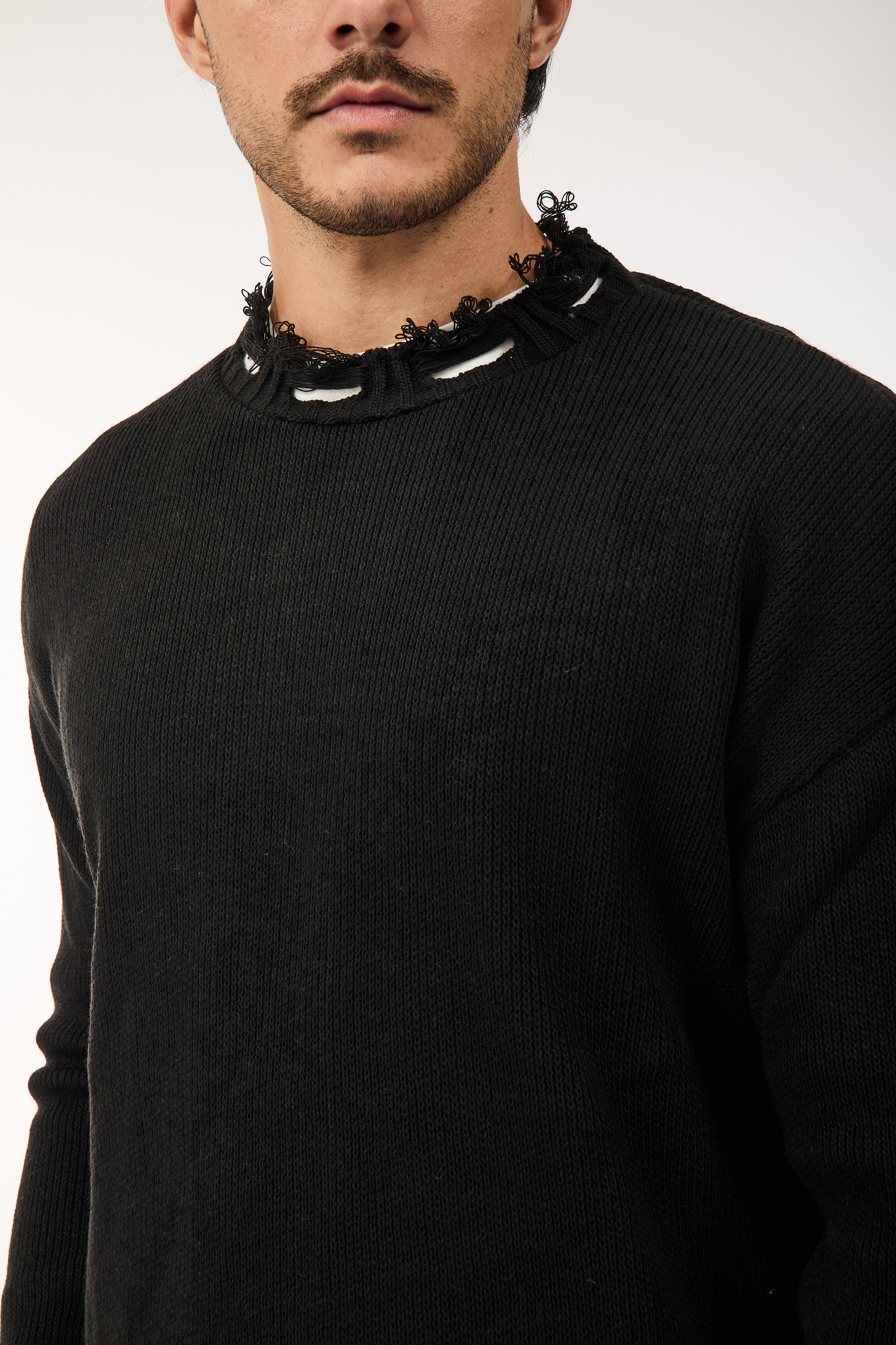Maglione Imperial Strappi Nero