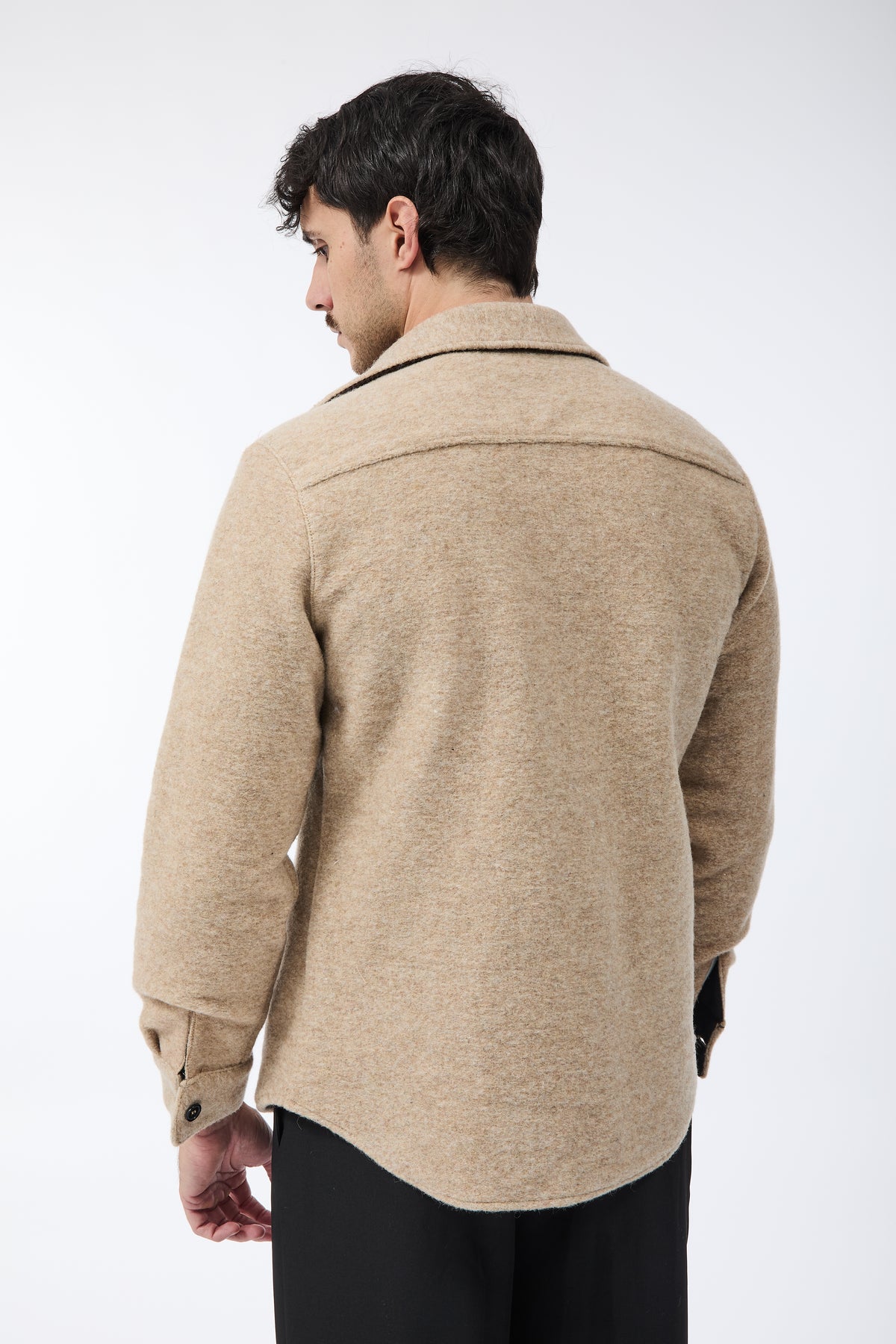 Sahariana V2 Sartoriale Lana Sabbia