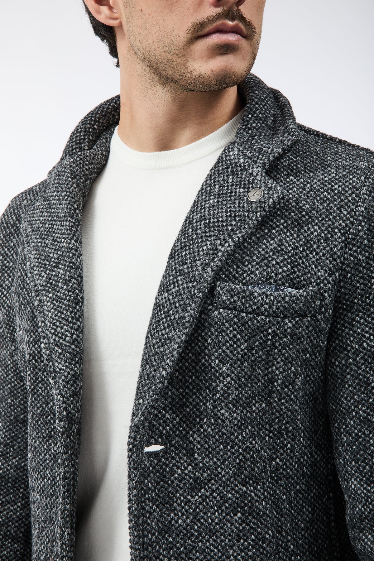 Cappotto V2 Punto riso Nero