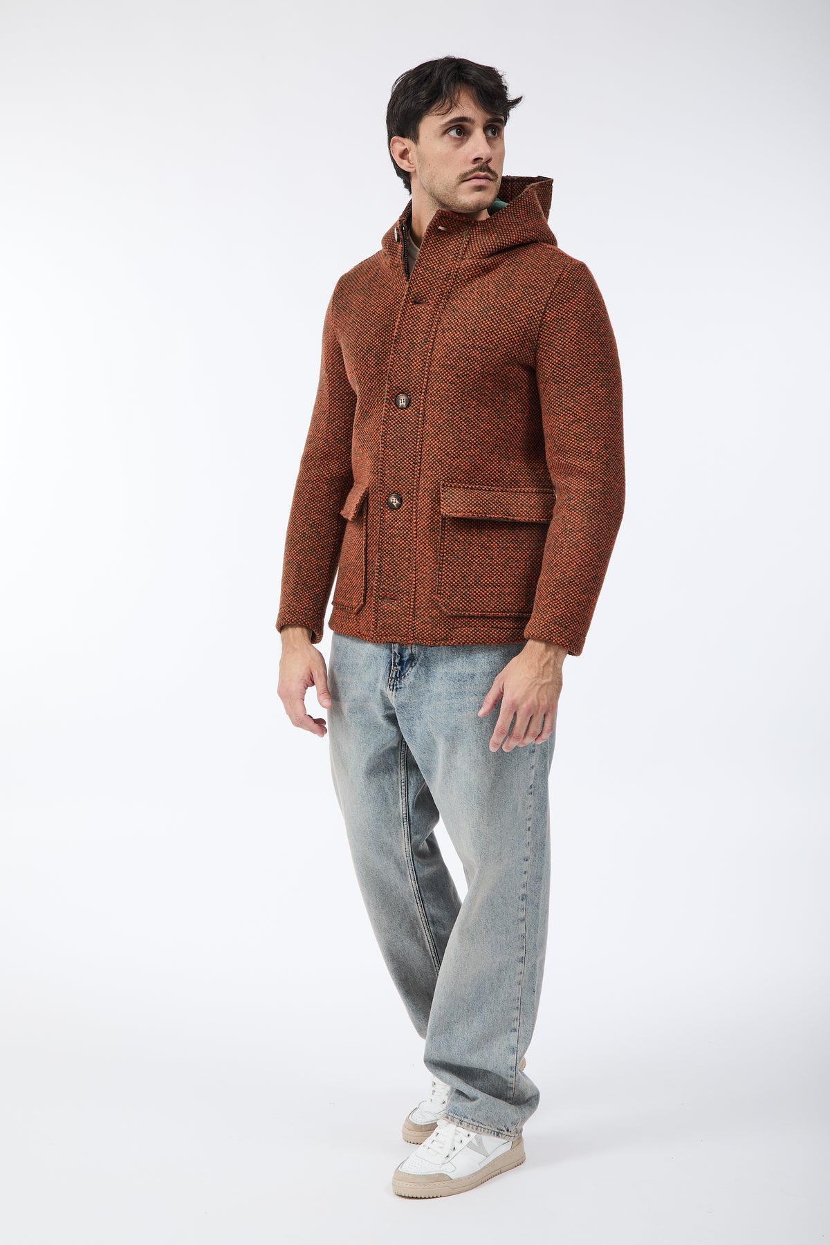 Parka V2 Corto Multicolor Arancione
