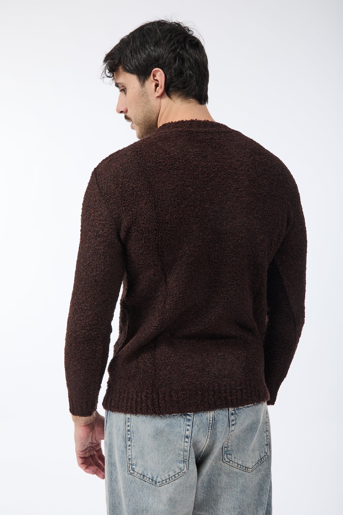 Maglione Block Eleven Bouclè Moro