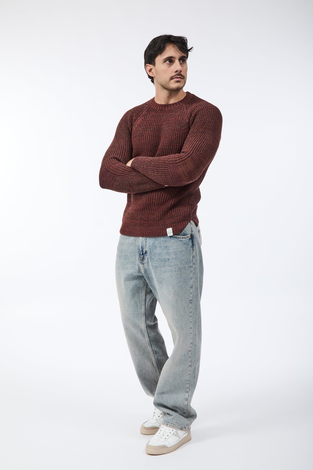Maglione Block Eleven Malè Prugna
