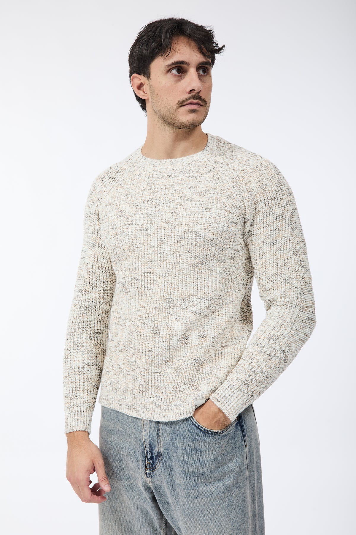 Maglione Block Eleven Malè Panna