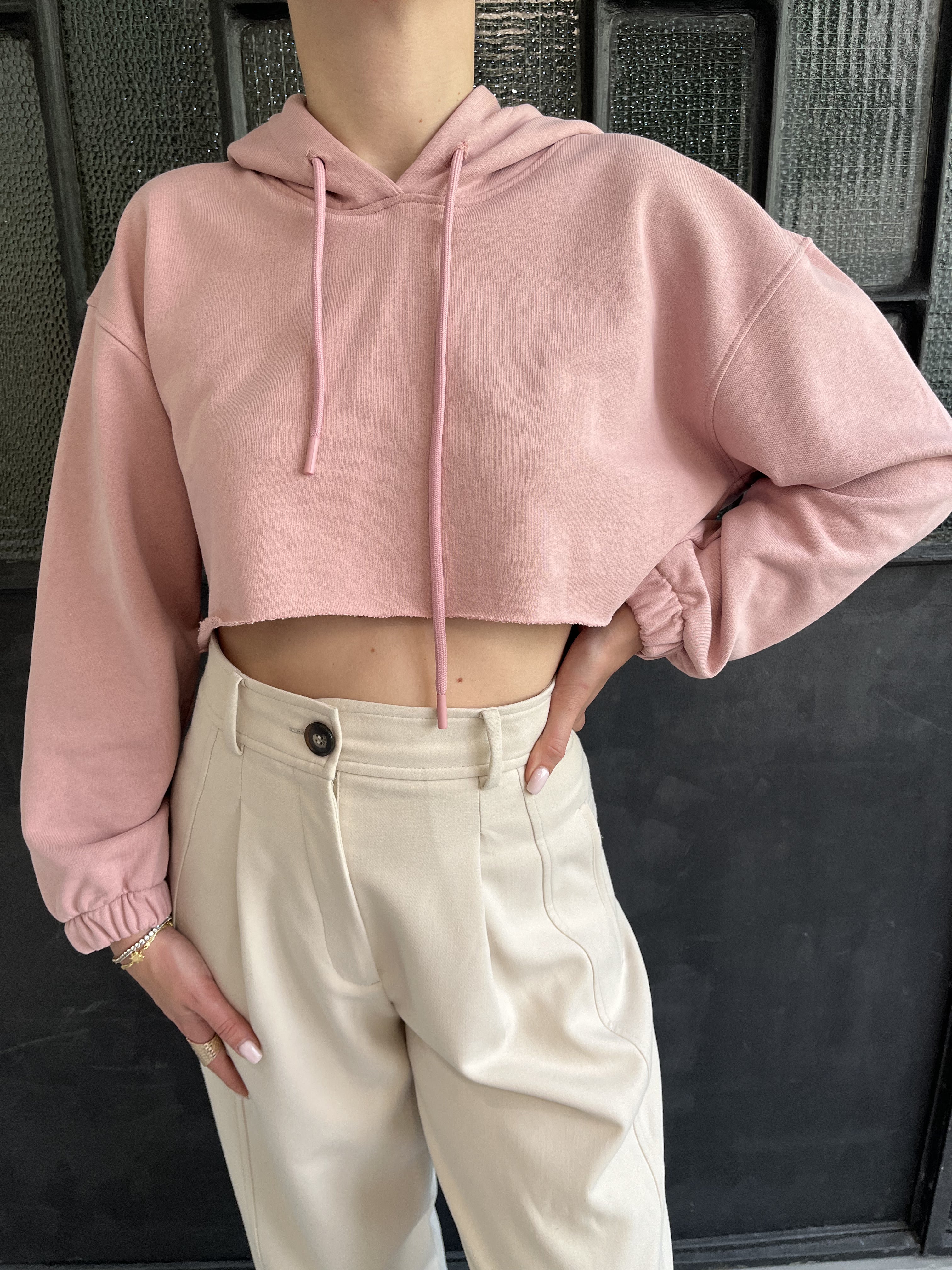 Felpa Superculture Cropped Rosa (8396209815892)