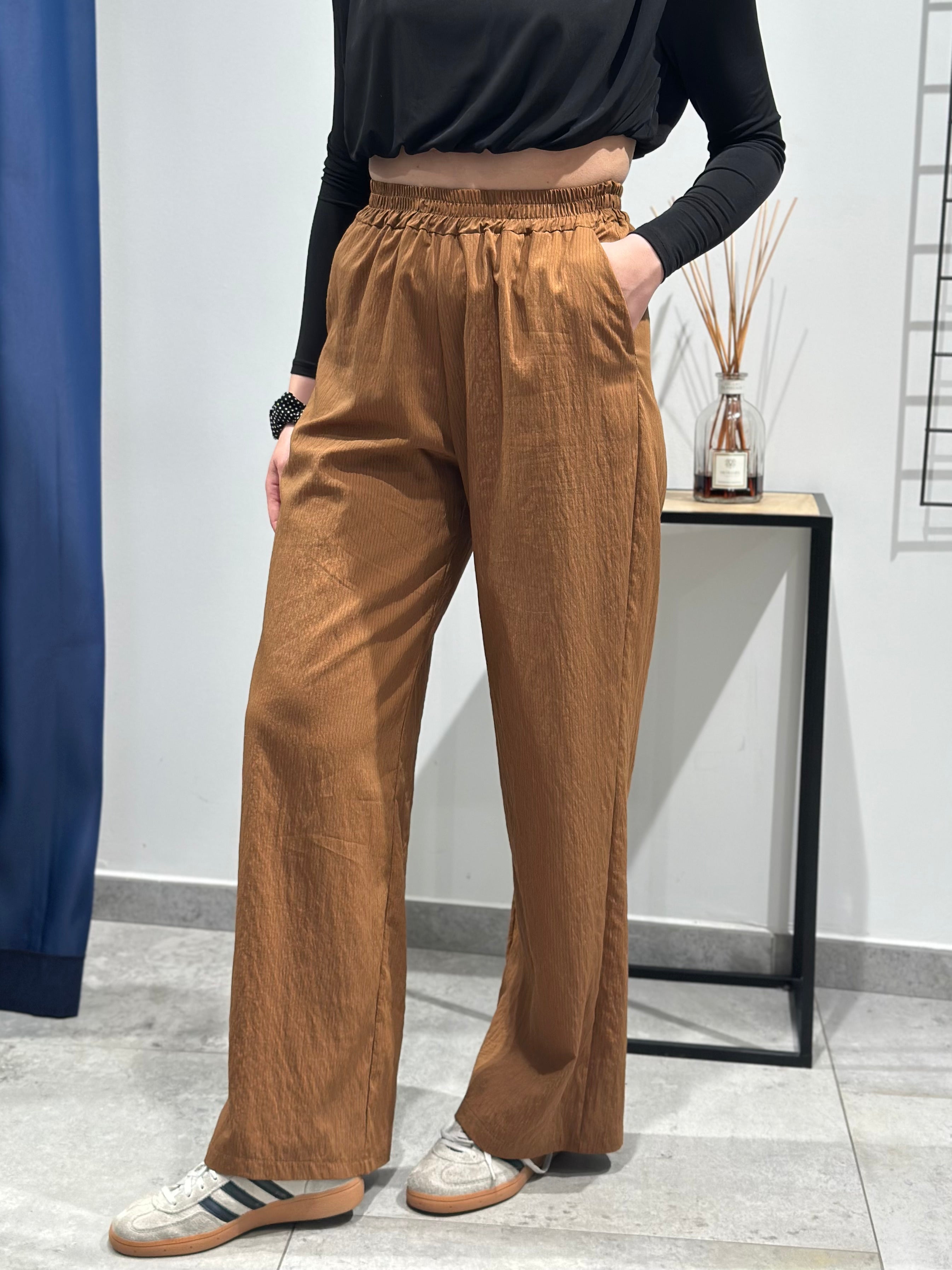 Pantalone Lokita Palazzo Gessato Marrone (11986631262548)