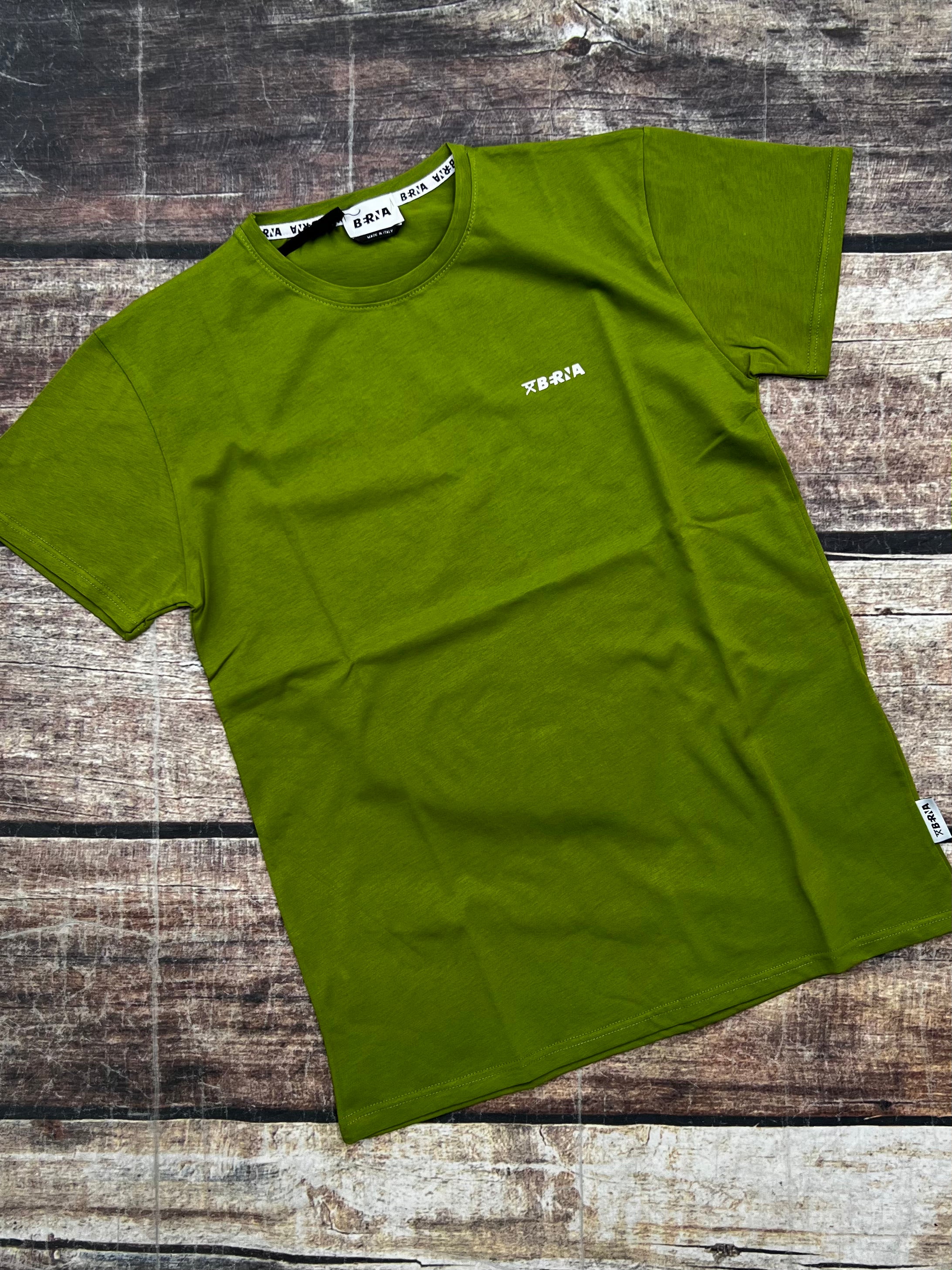 T-Shirt Berna Verde Olio 27 (8915609452884)