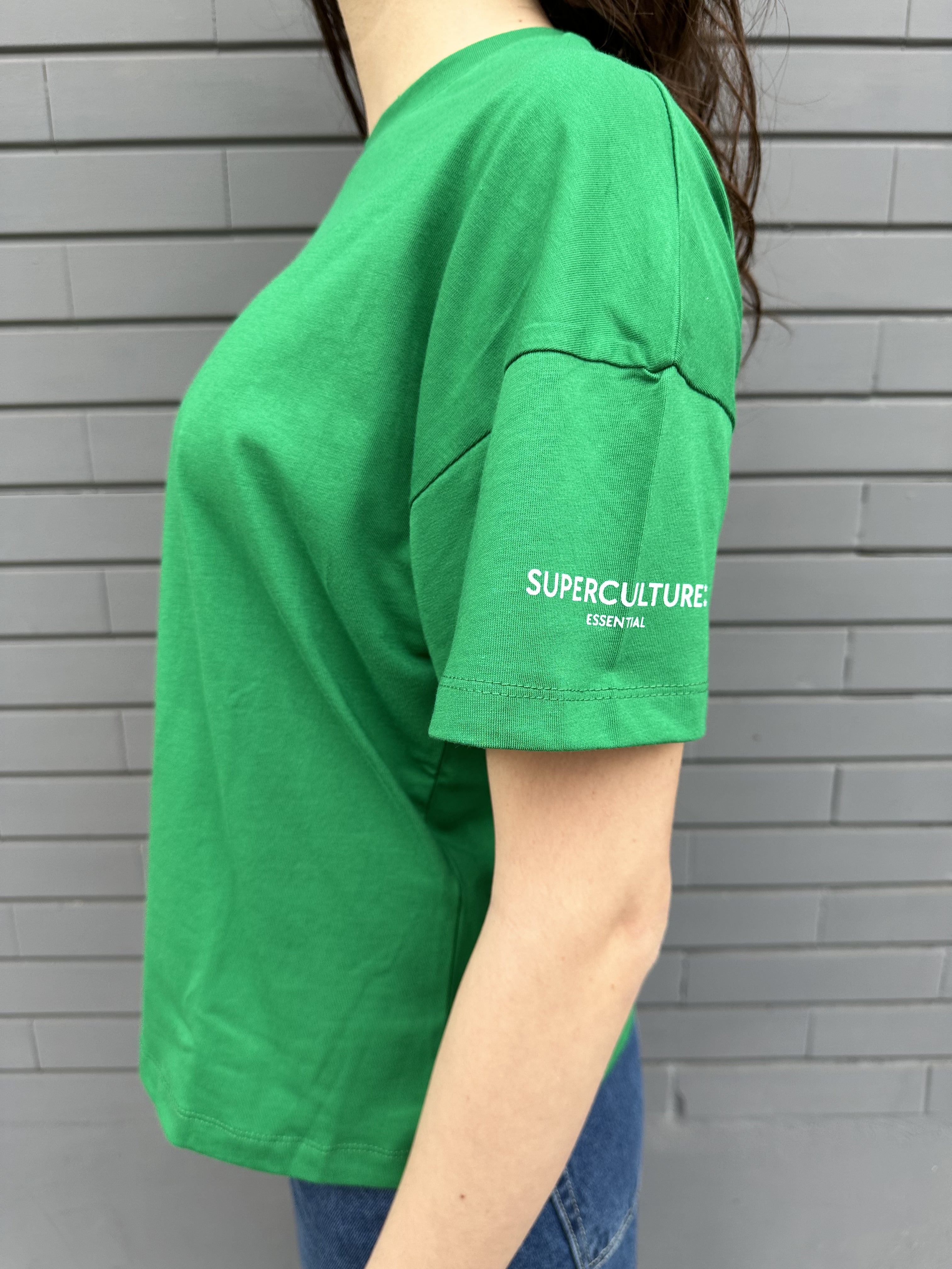 T-shirt Superculture Verde (8390394413396)