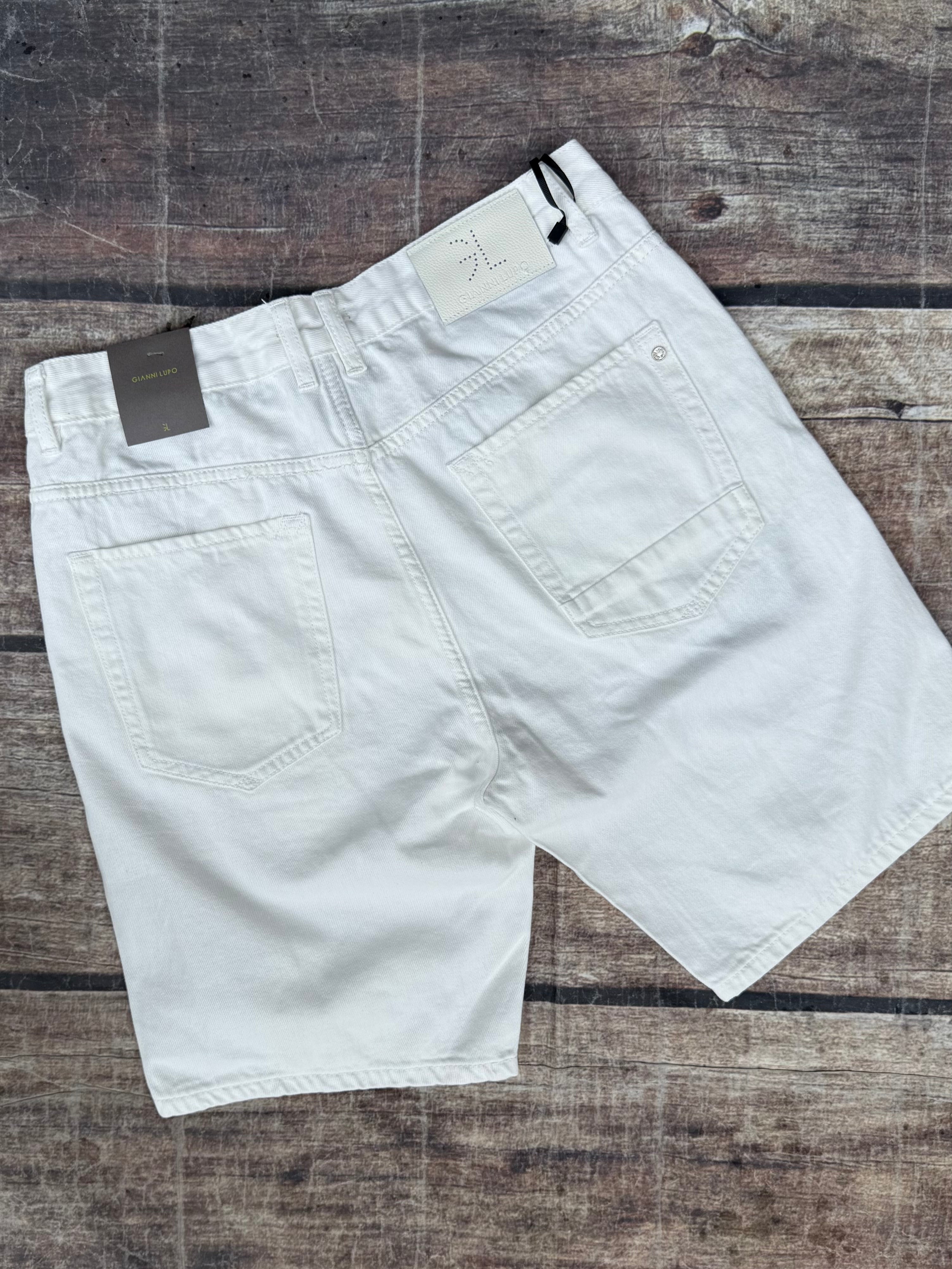 Bermuda Gianni Lupo Bianco Toppe 6350 (11984139878740)