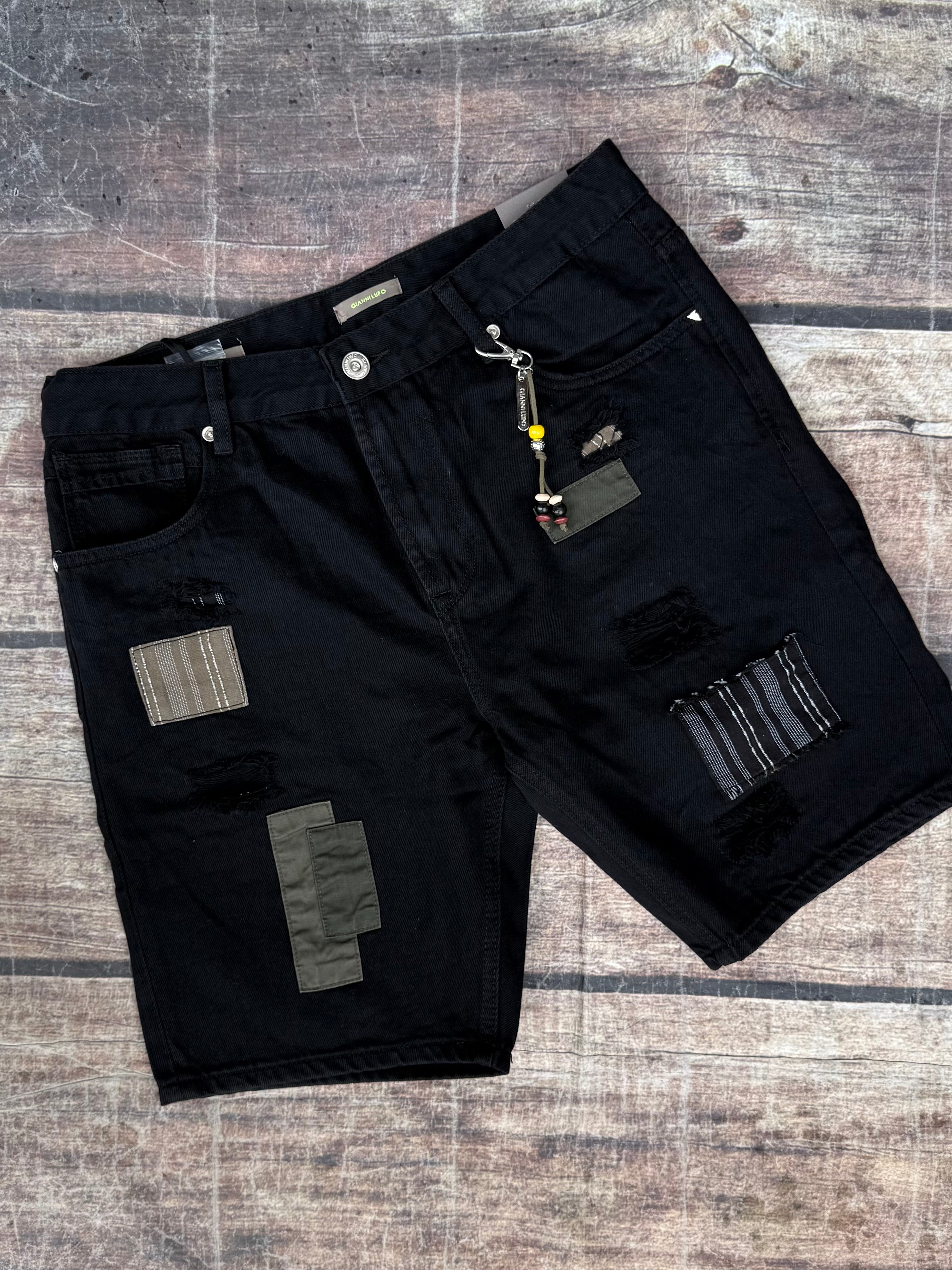 Bermuda Gianni Lupo Bianco Nero 6350 (11984142139732)