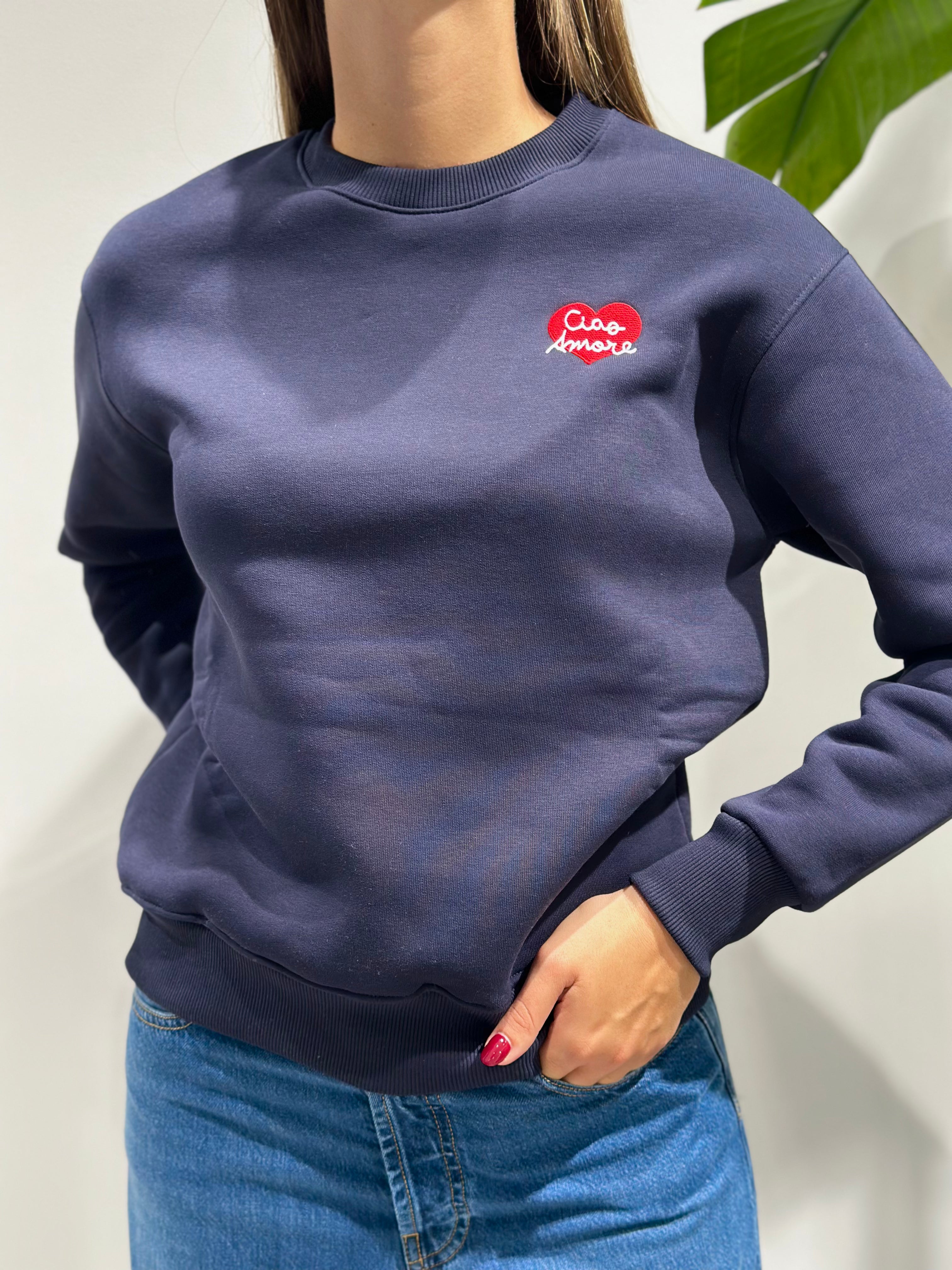 Felpa Superculture Blu AW1533 (12239466529108)