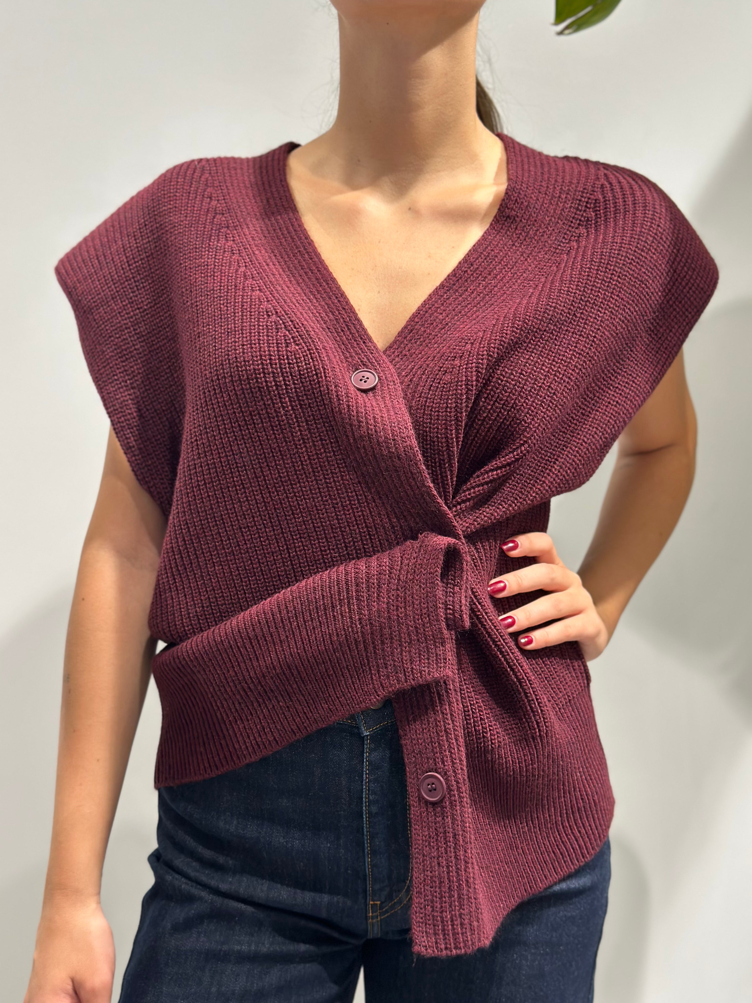 Gilet HaveOne Pt. Pannocchia Bordeaux (12258355347796)