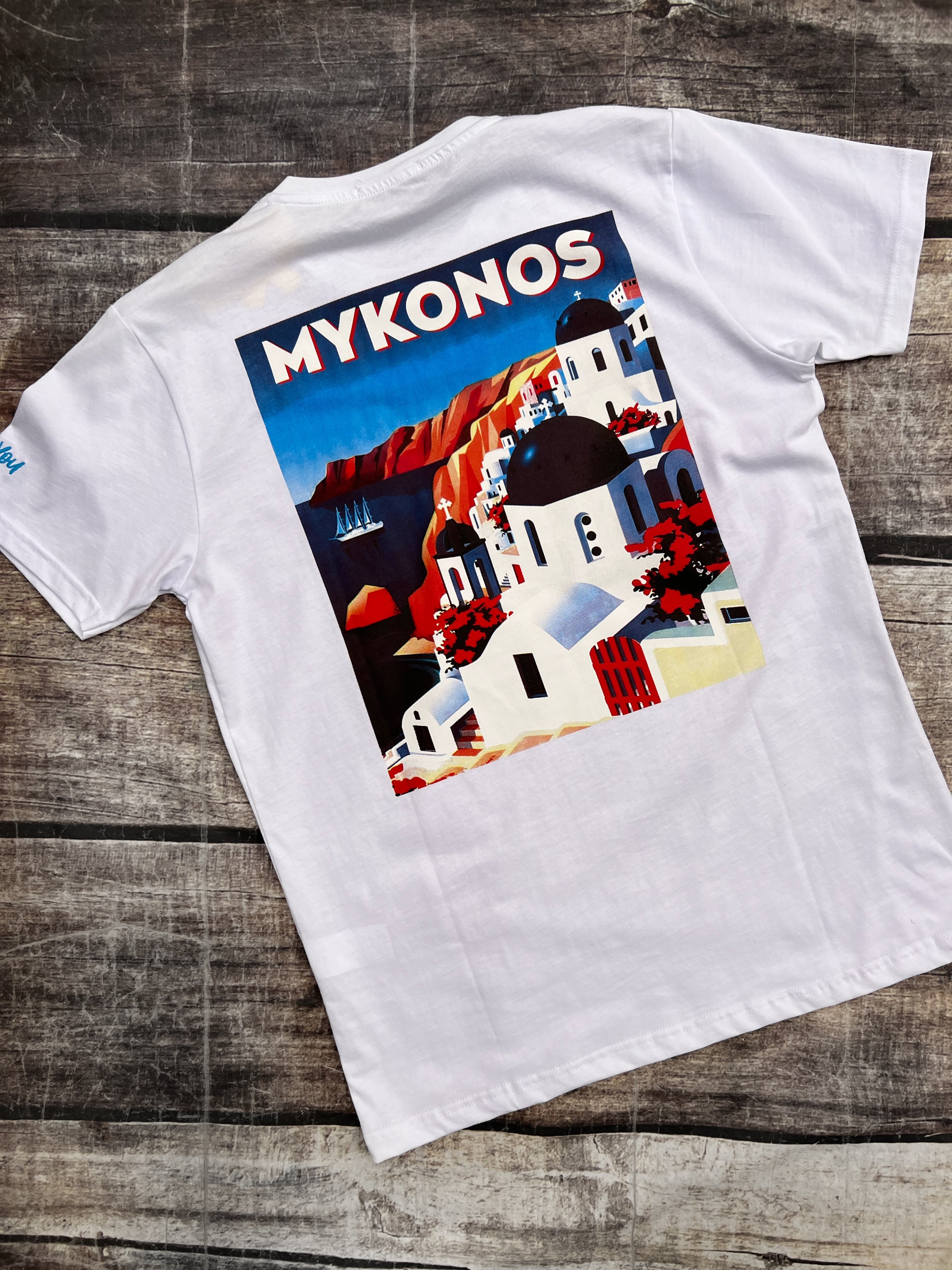 T-shirt Superculture Mykonos A821 (8864336937300)
