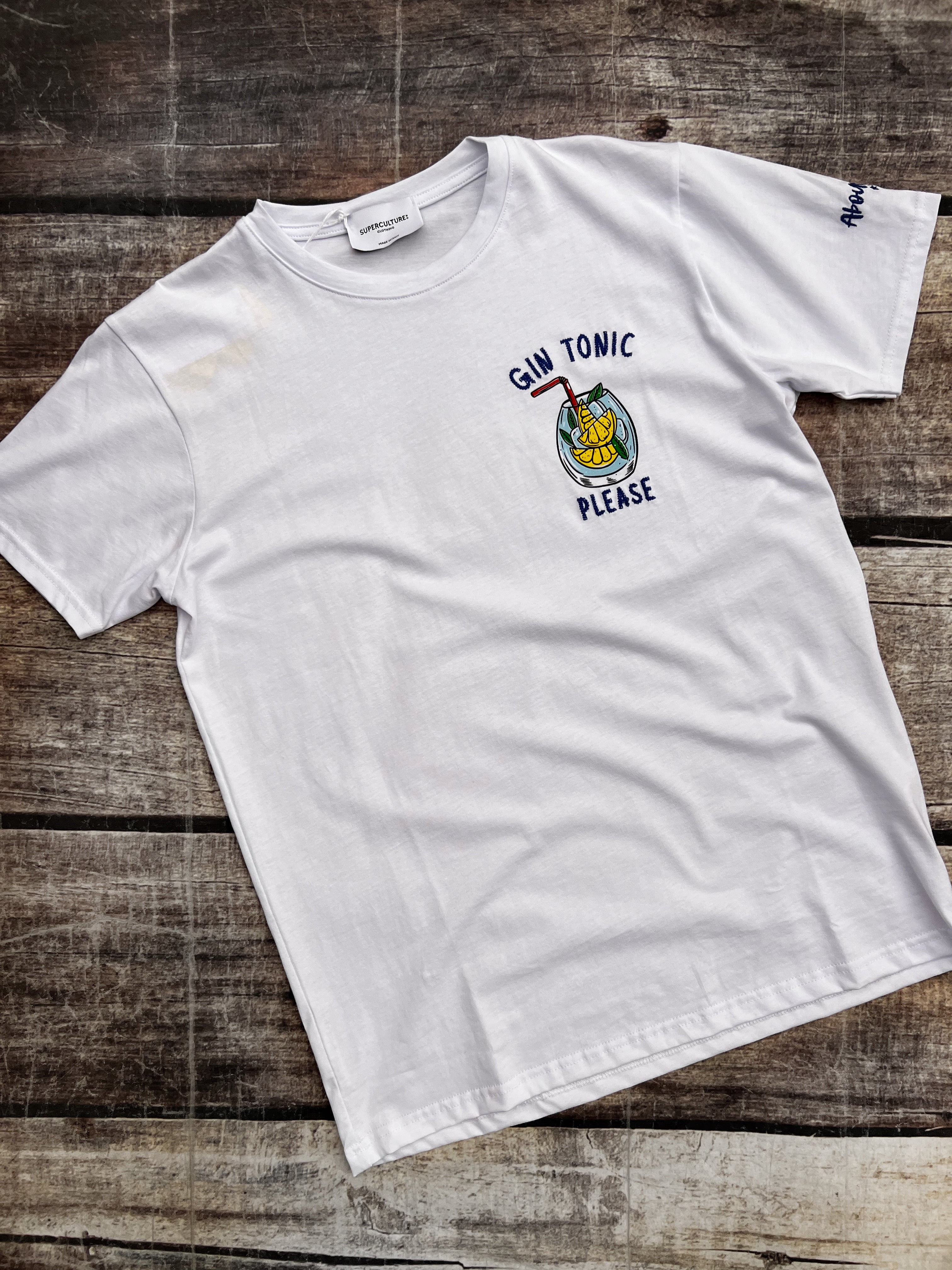 T-shirt Superculture GinTonic Please A851 (8864362529108)