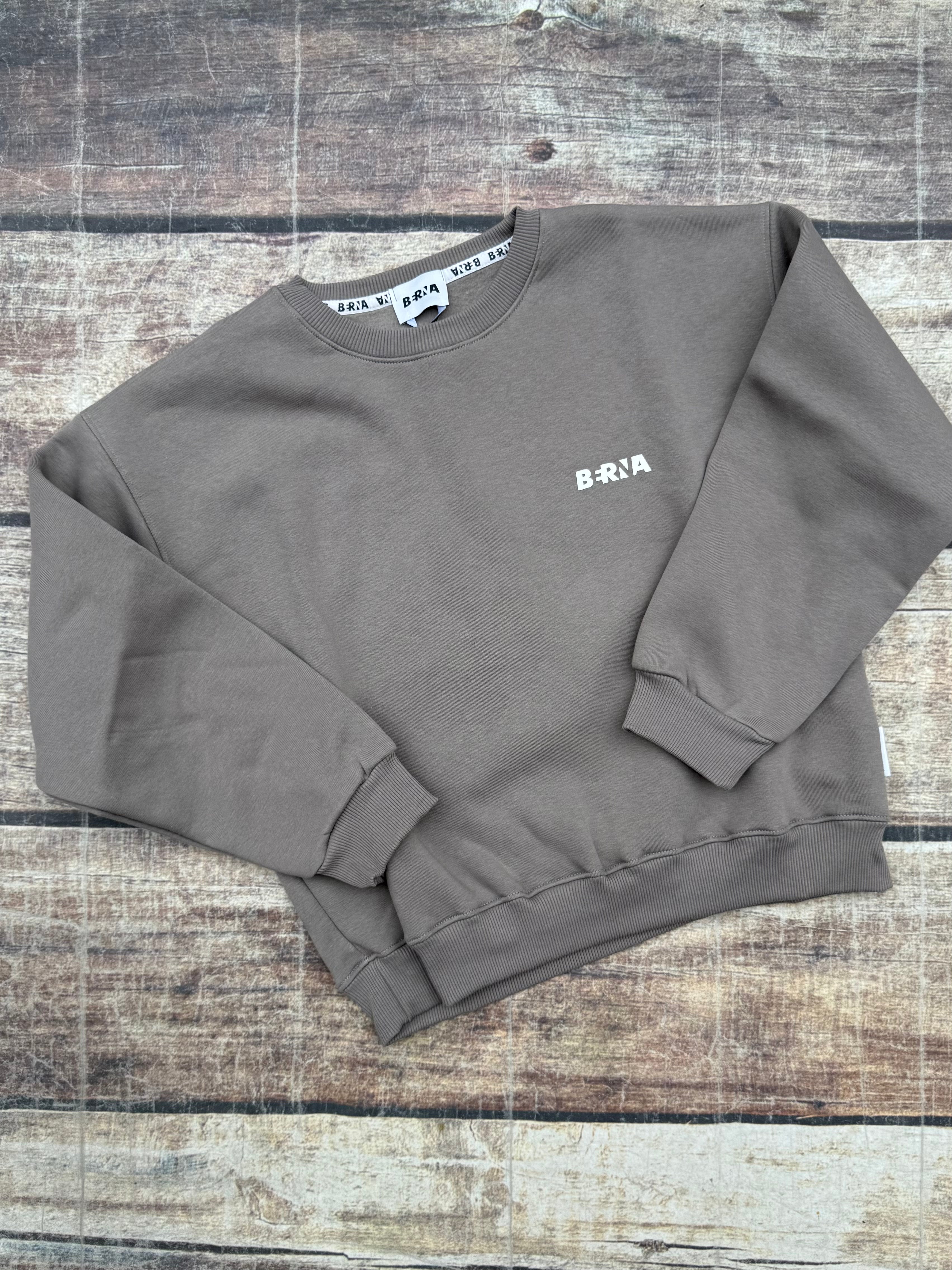 Felpa Berna W Girocollo Ferro 461 (12236189303124)