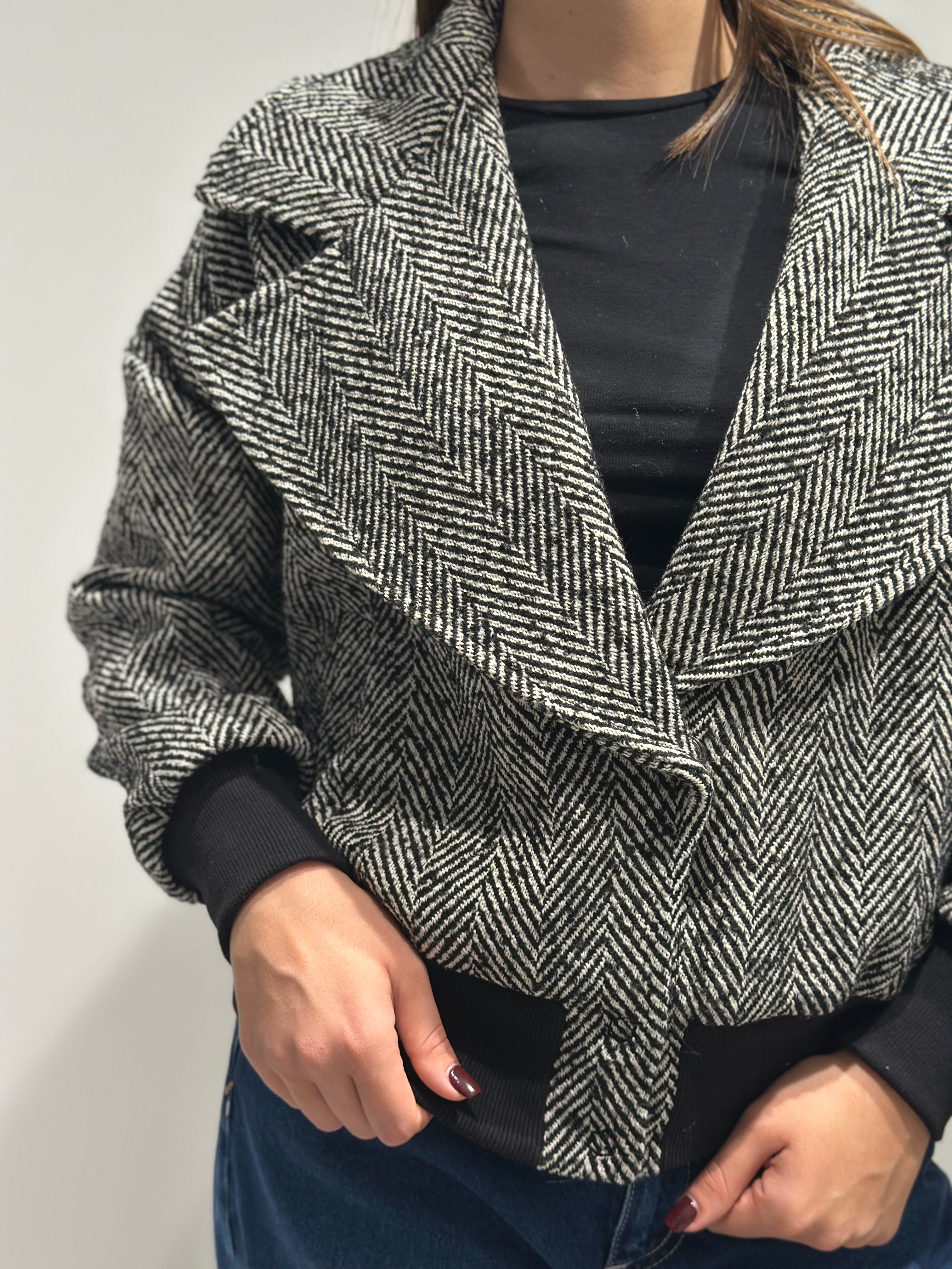 Cappotto Corto Lokita Spigato (12302893121876)
