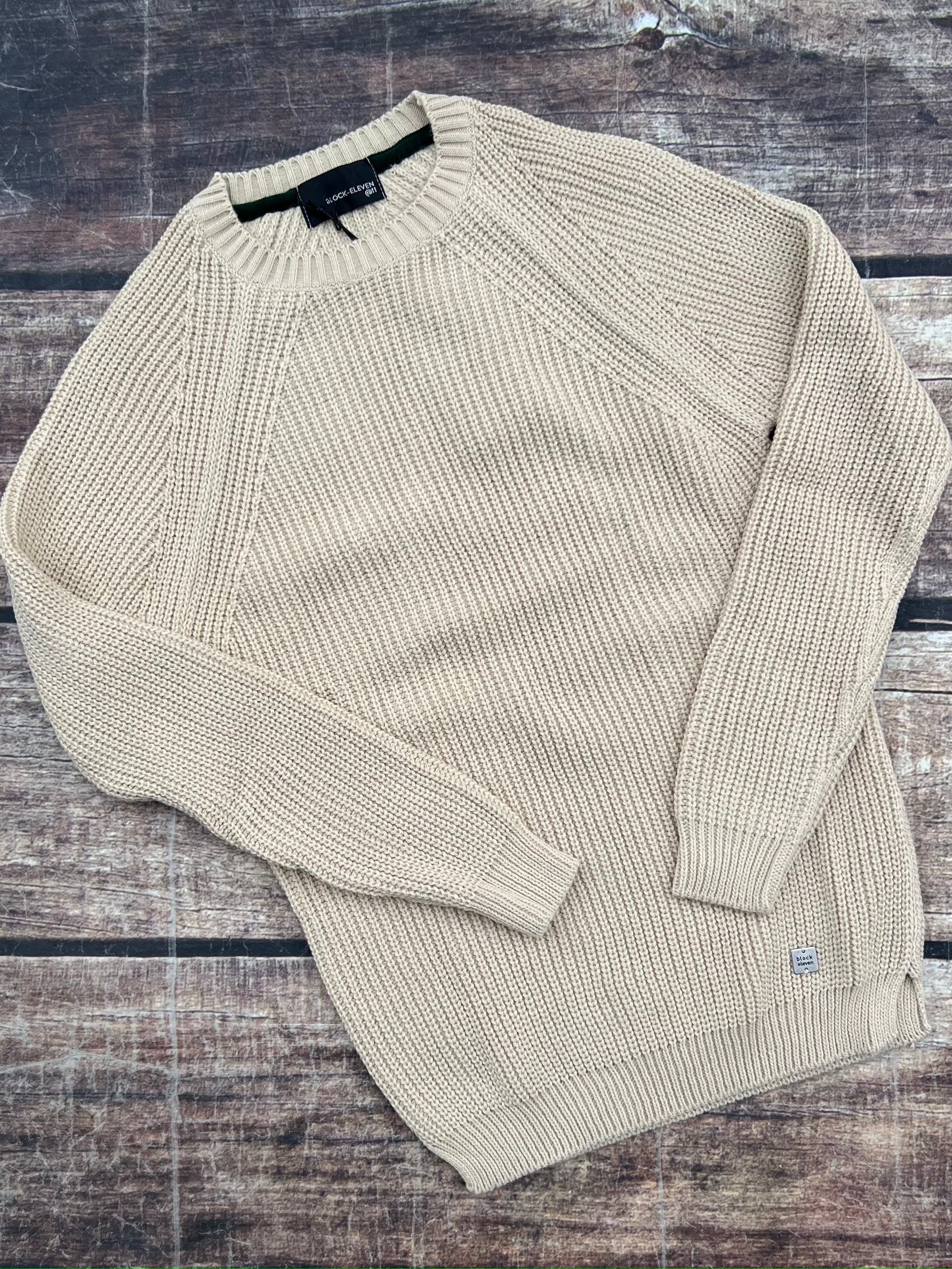 Maglione Block Eleven Petrarca Beige (8649108390228)