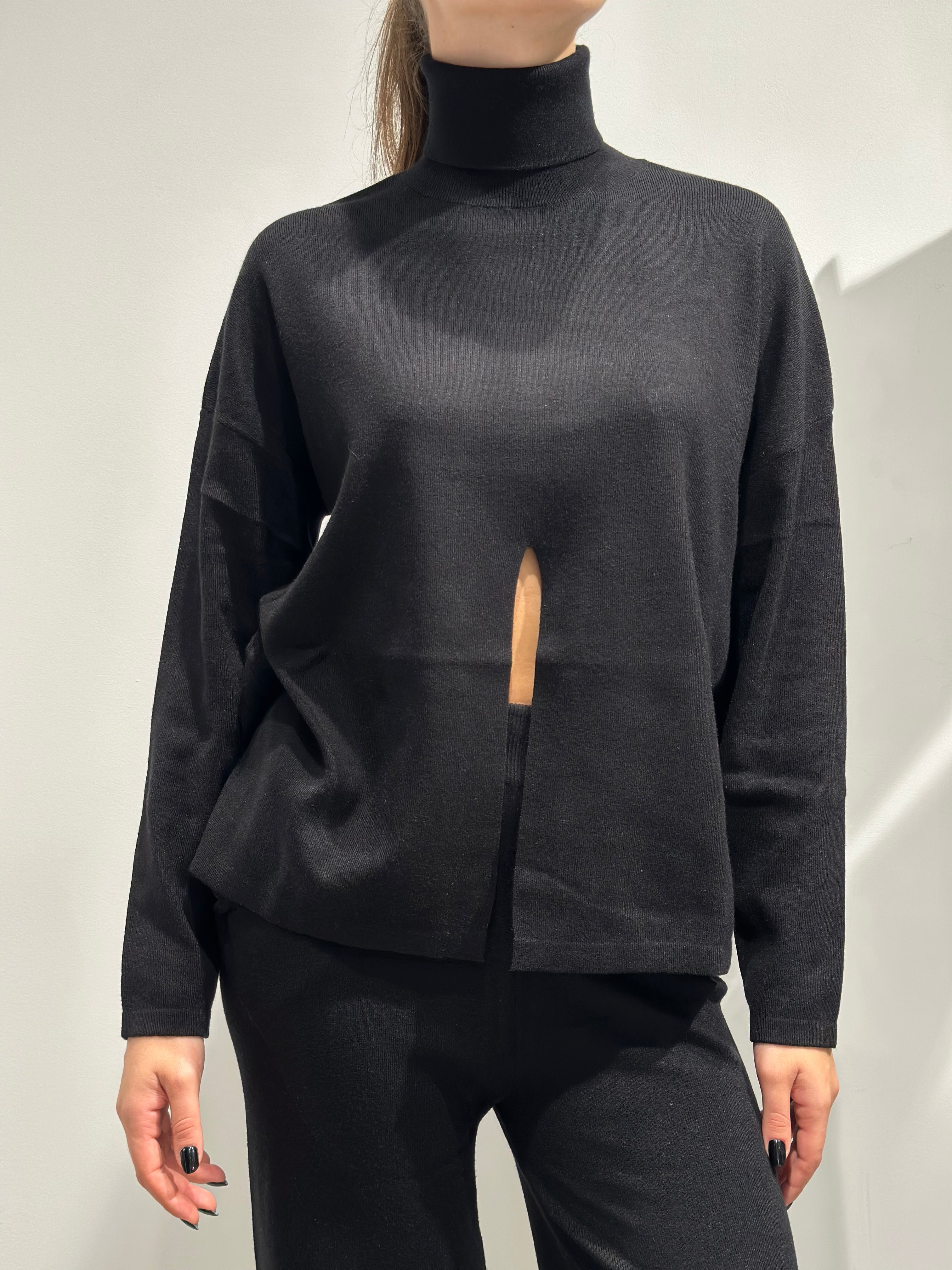 Coordinato Over-d Maglia Nero